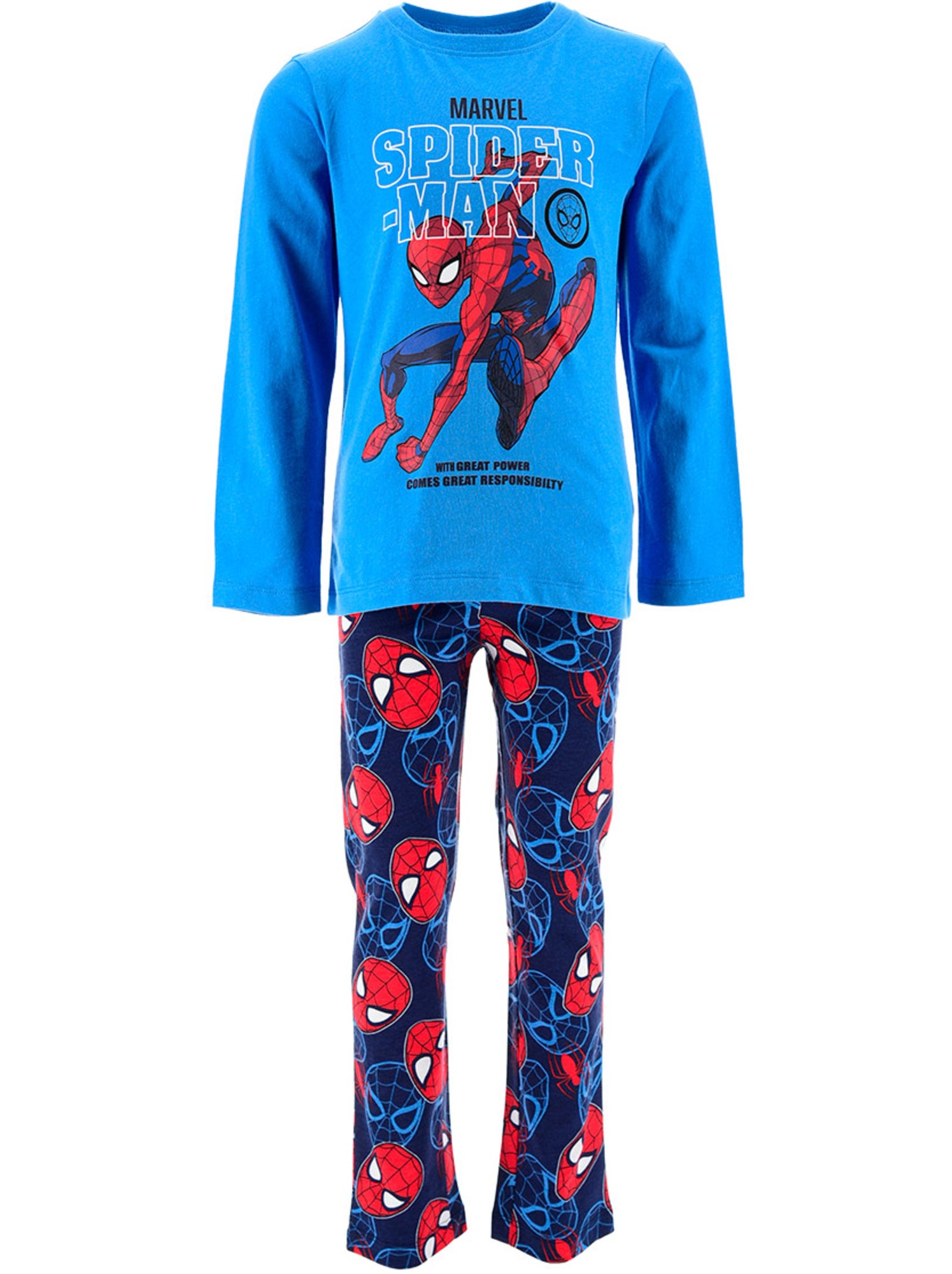 Pyjama   garçon spiderman - licence officielle - Bleu