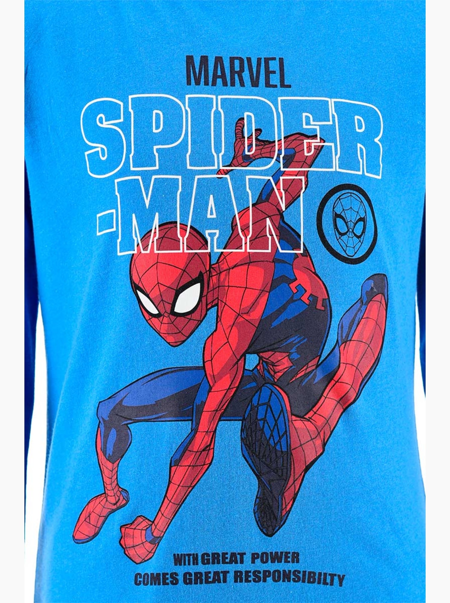 Pyjama   garçon spiderman - licence officielle - Bleu