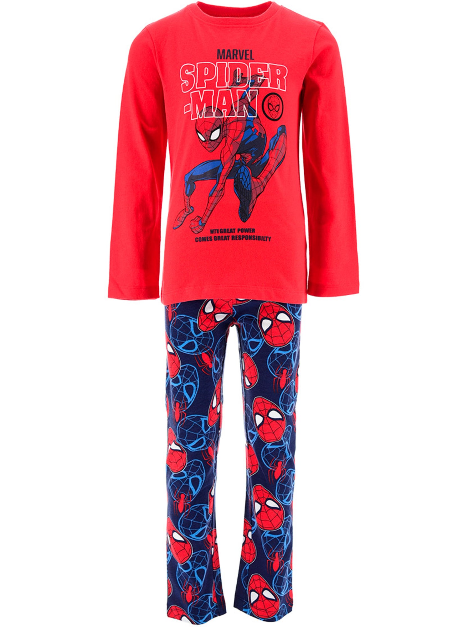 Pyjama   garçon spiderman - licence officielle - Rouge