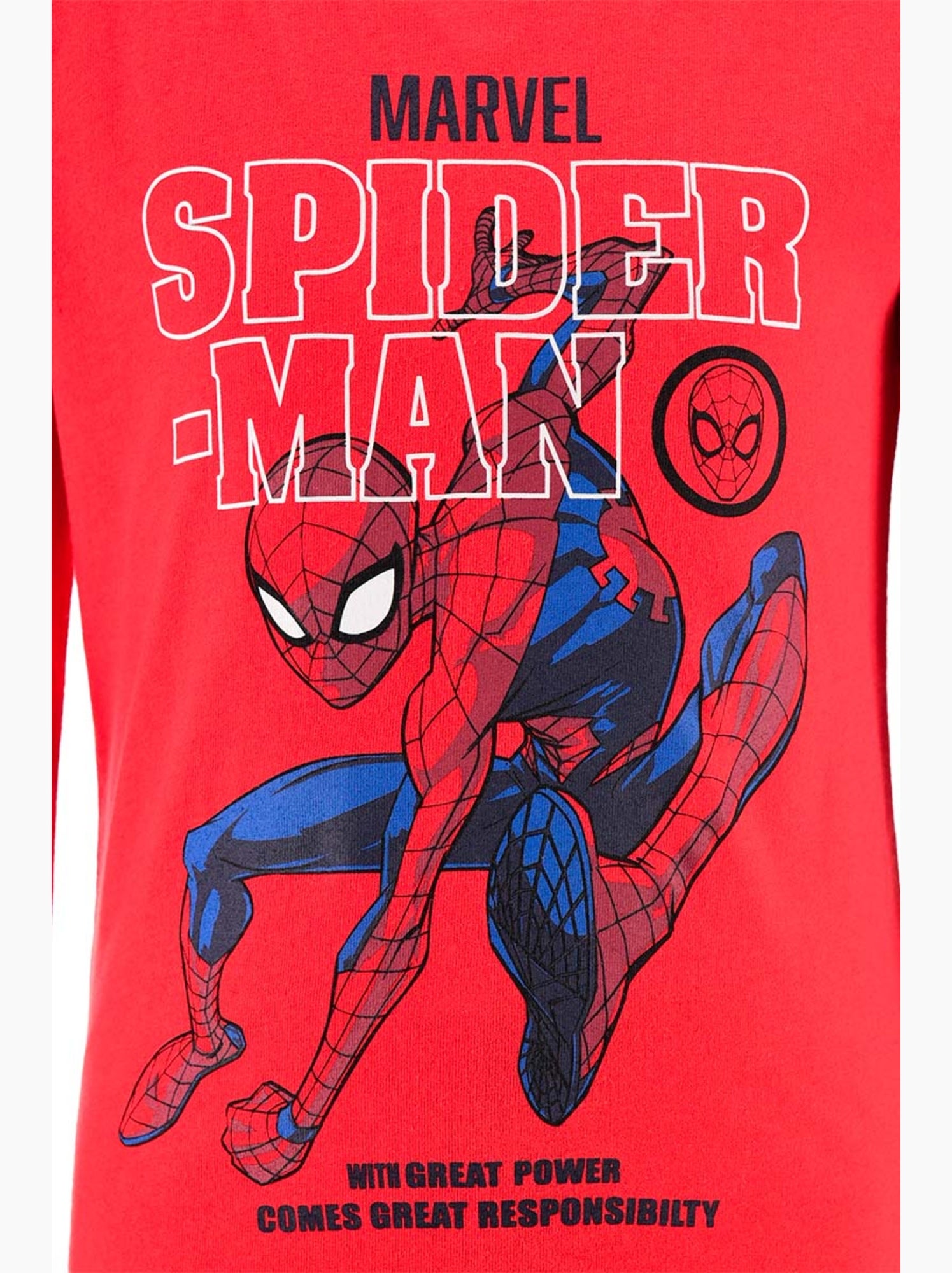 Pyjama   garçon spiderman - licence officielle - Rouge