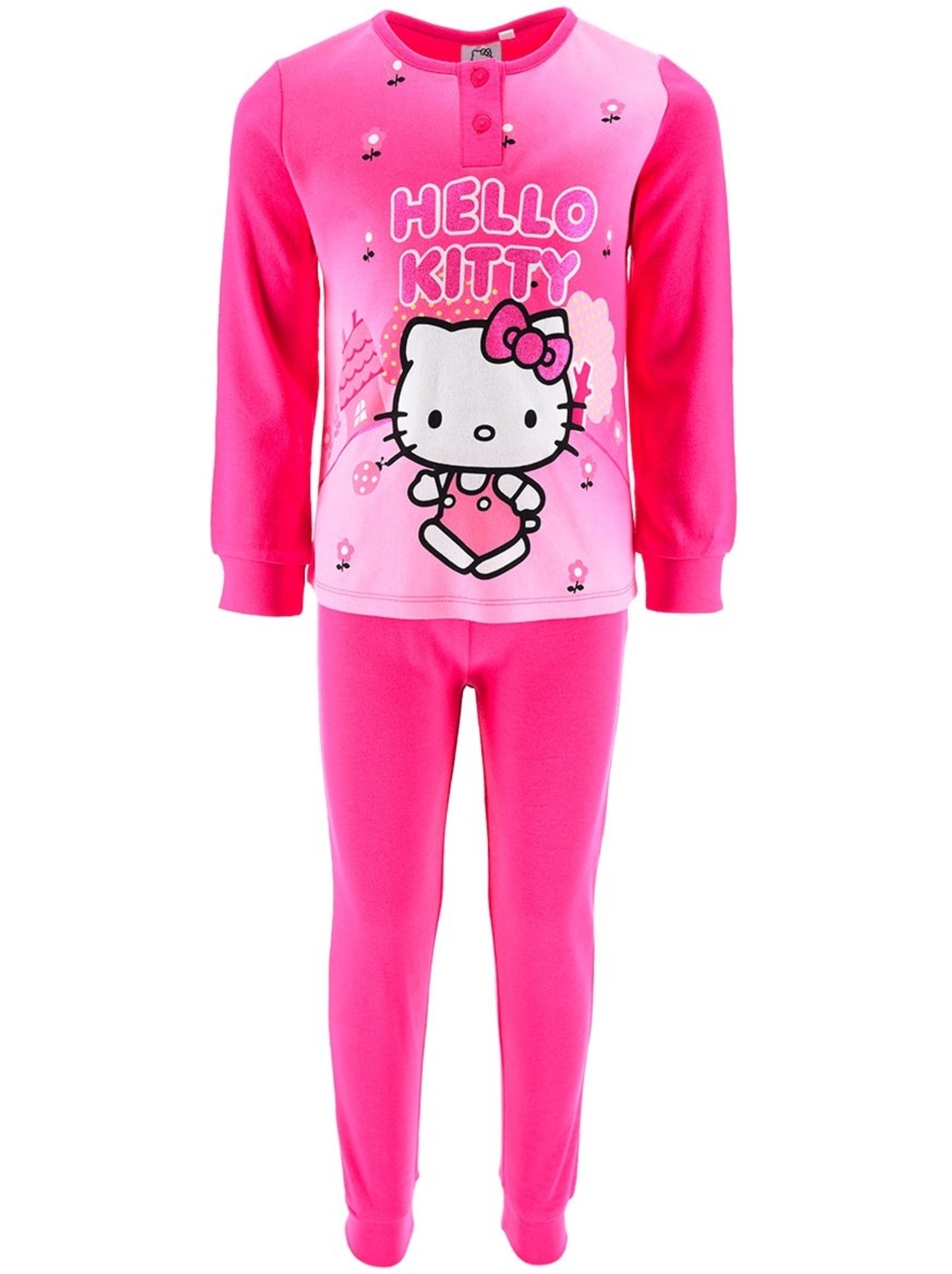 Pyjama Hello Kitty | Licence Officielle - Rose fushia