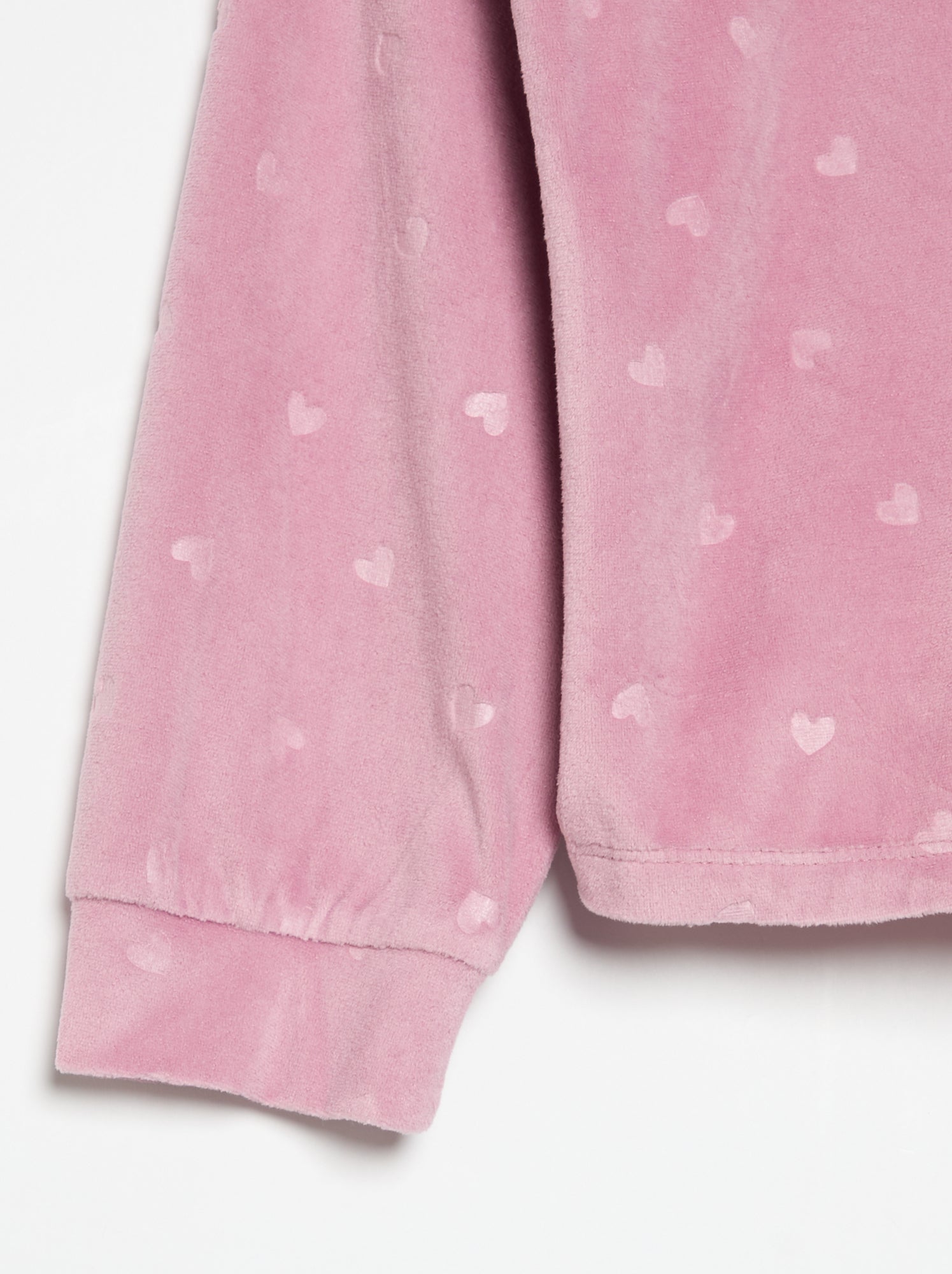 Pyjama imprimé 2 pièces - Sweat + pantalon - Rose