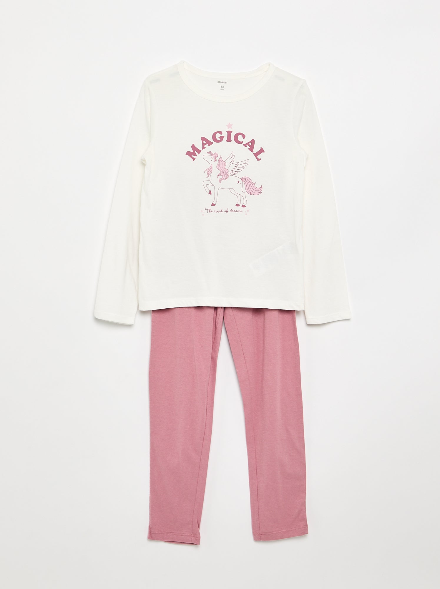 Pyjama long en jersey de coton - 2 pièces - Bleu (FXU34_4)