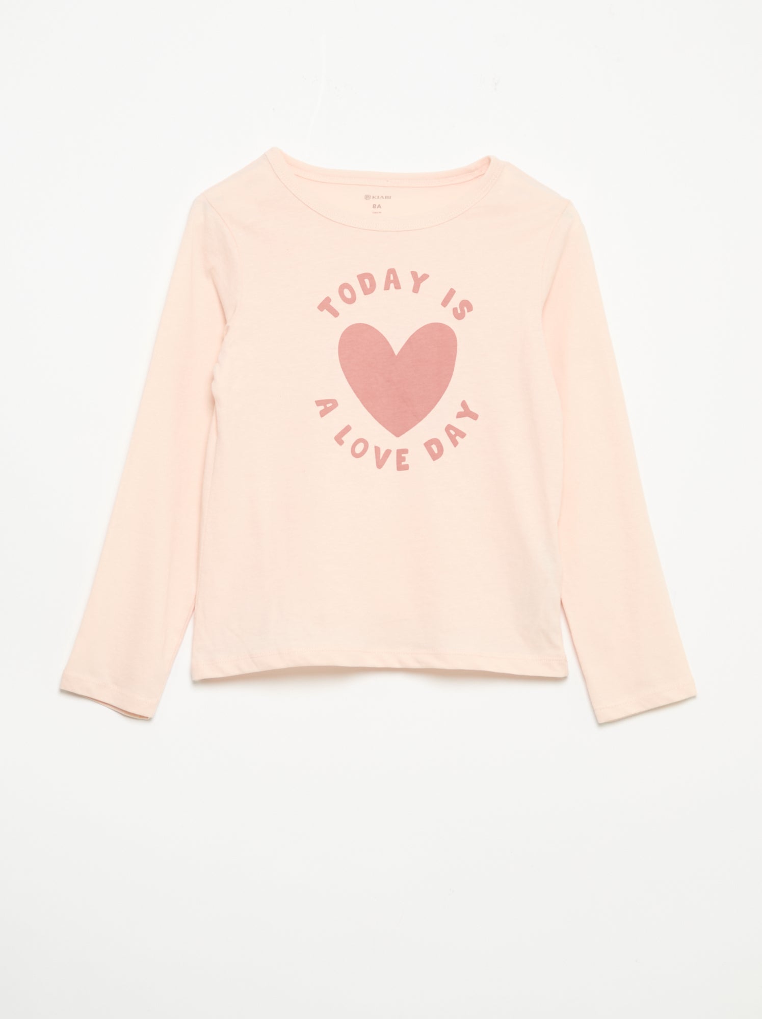 Pyjama long en jersey de coton - 2 pièces - Rose (FXU34_3)
