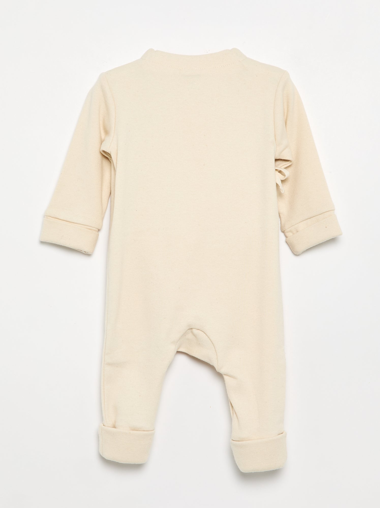 Pyjama long évolutif - collection facile à enfiler - Beige