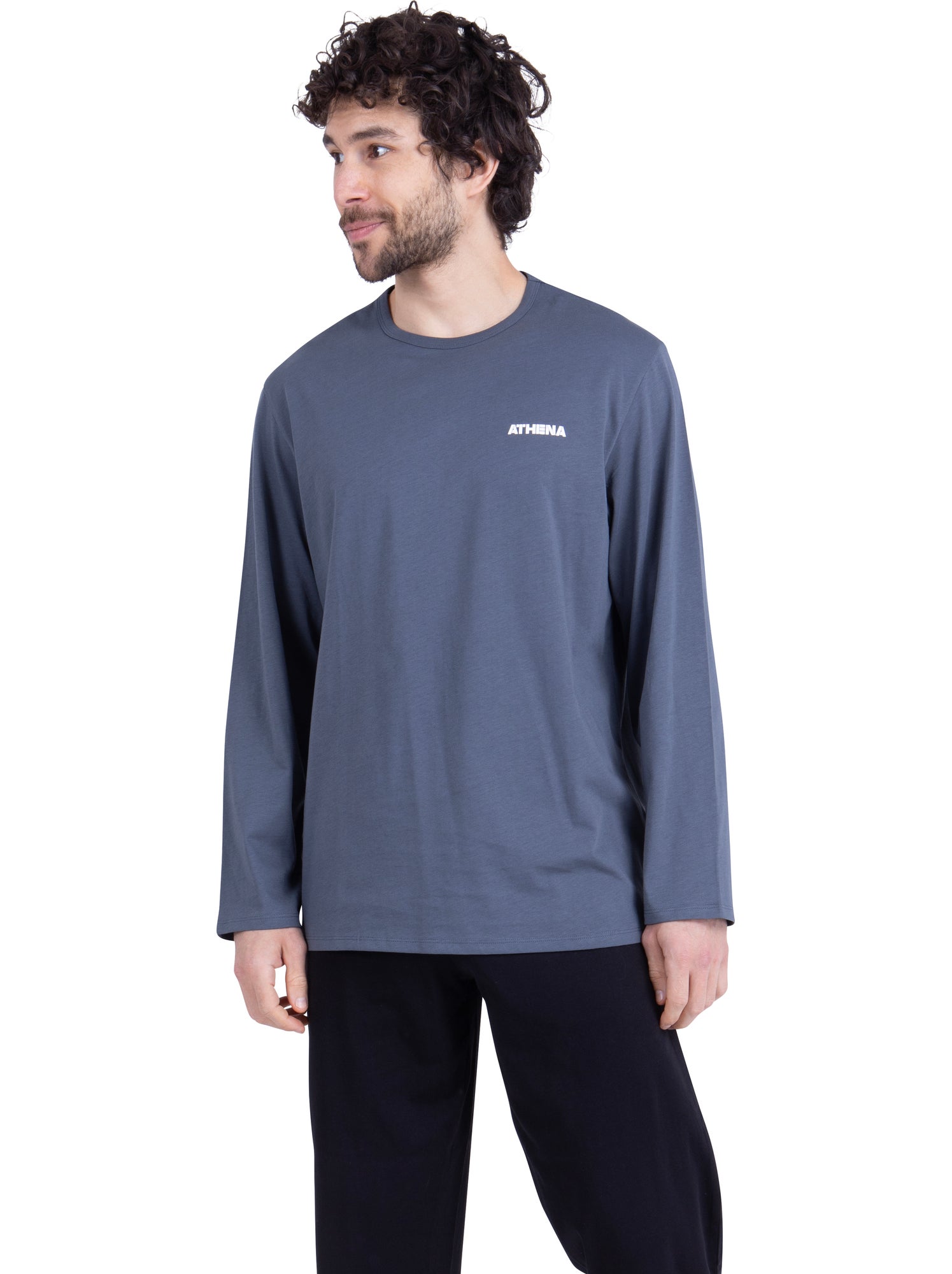 Pyjama long homme my petit prix athena - Multicolore