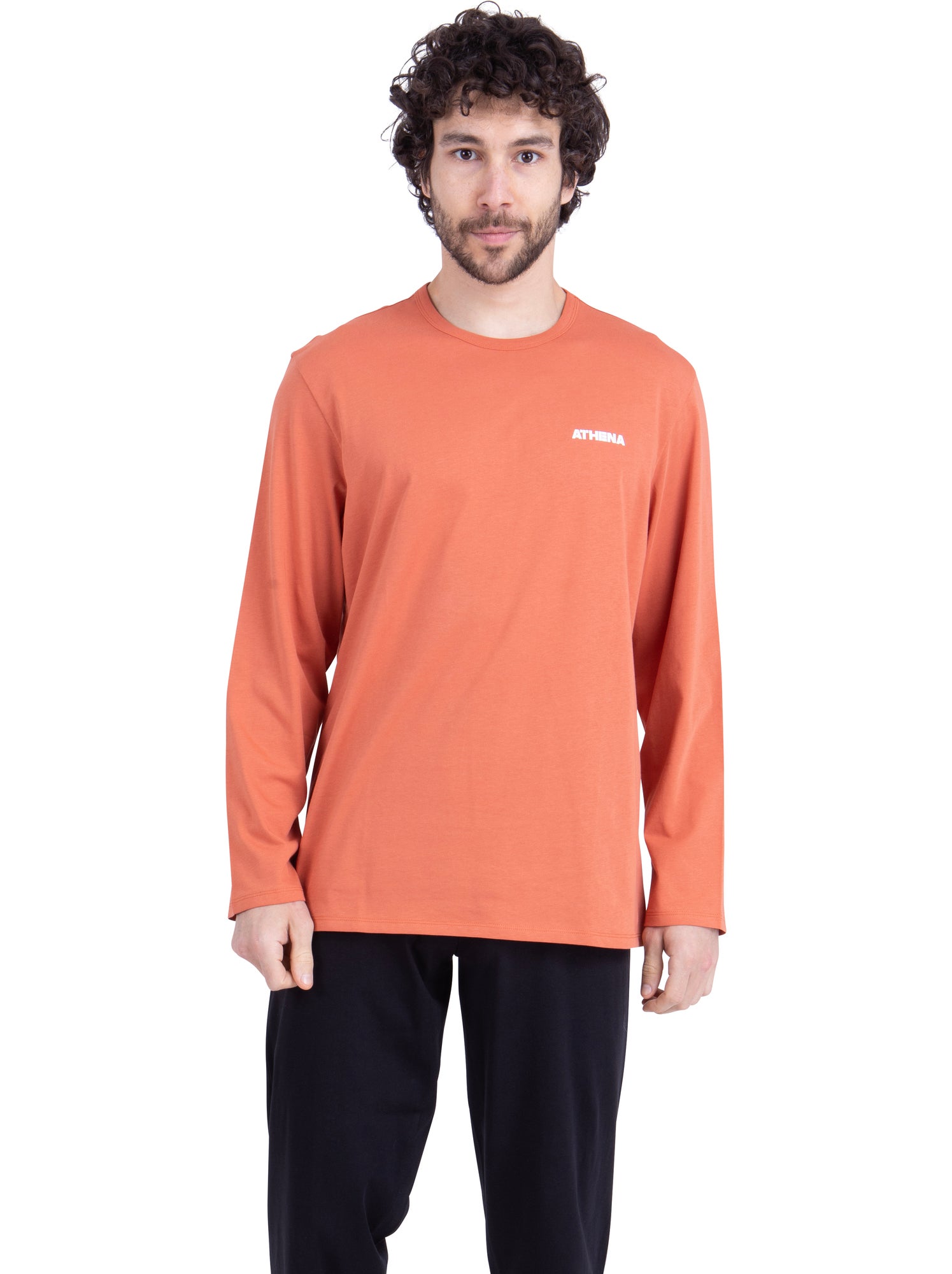 Pyjama long homme my petit prix athena - Peche
