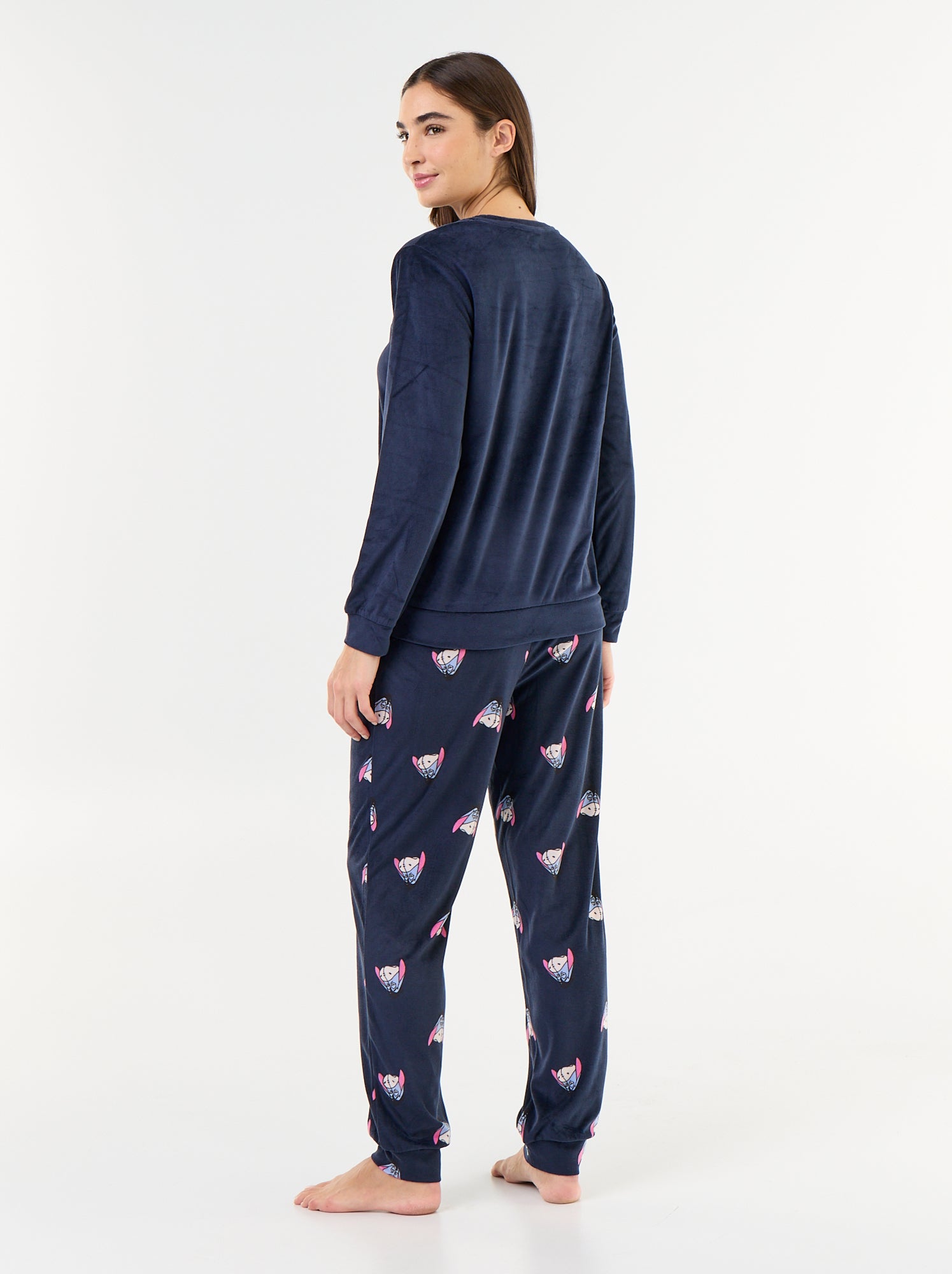 Pyjama long imprimé 'Disney' - 2 pièces - Bleu (GER86_5)