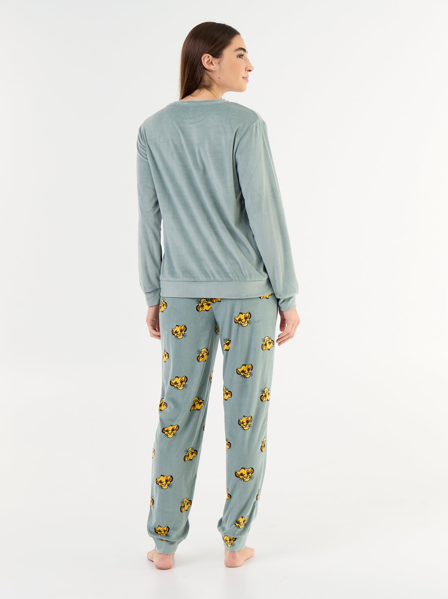 Pyjama long imprimé 'Disney' - 2 pièces - Vert (GER86_4)