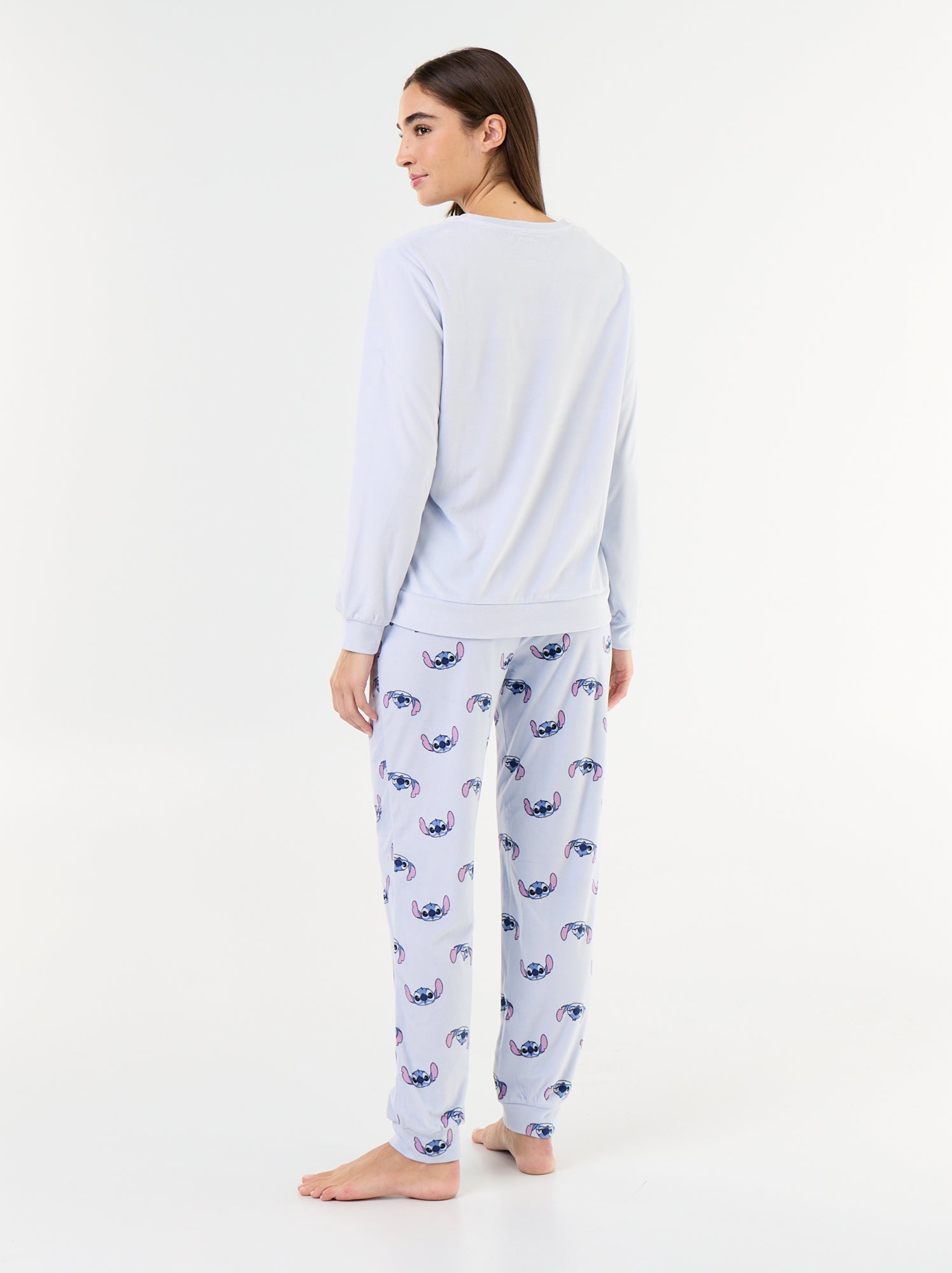 Pyjama long imprimé 'Disney' - 2 pièces - Bleu (GER86_1)