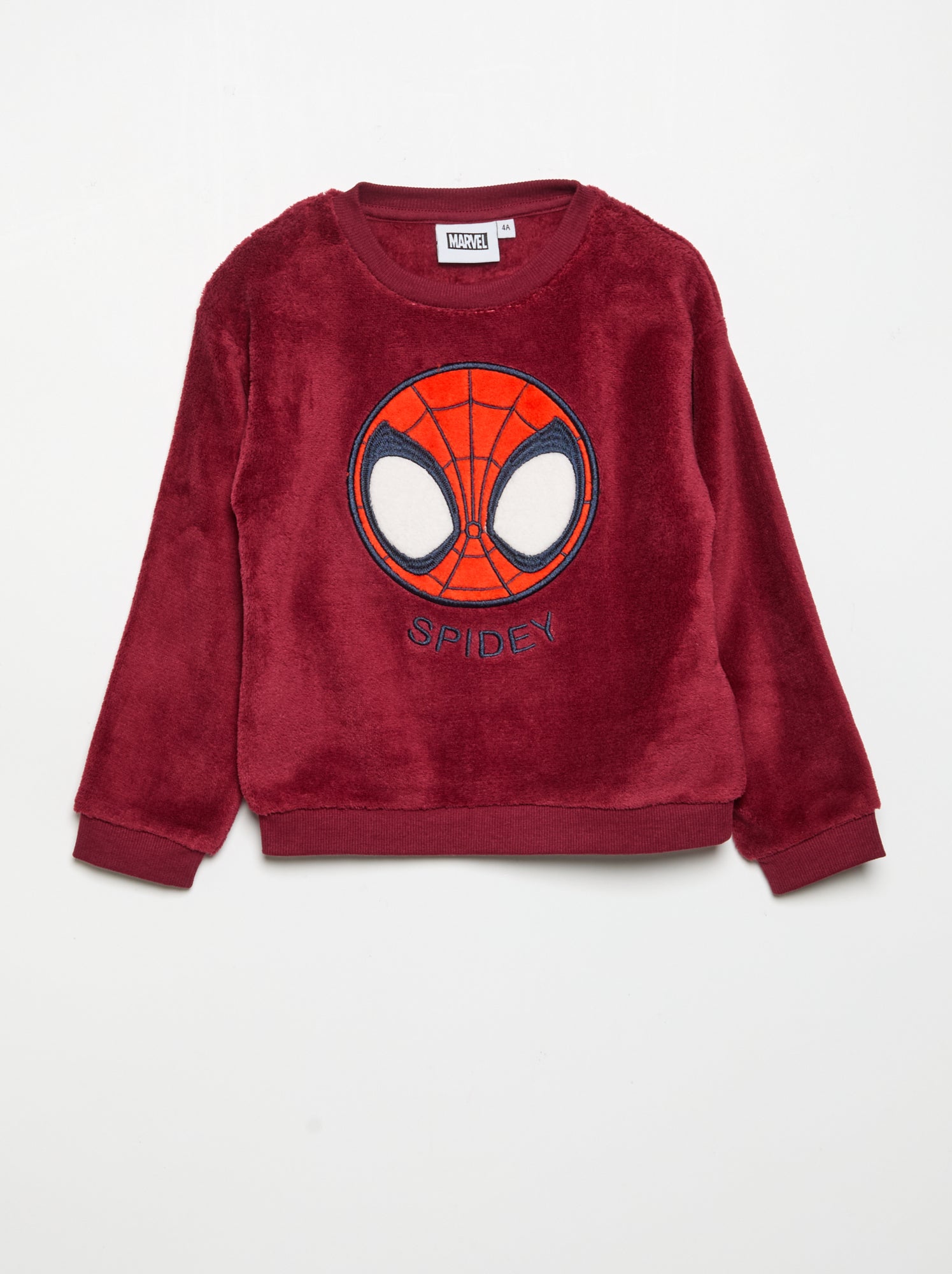 Pyjama 'Marvel' 'Spider-Man' 2 pièces - Sweat + pantalon - Rouge