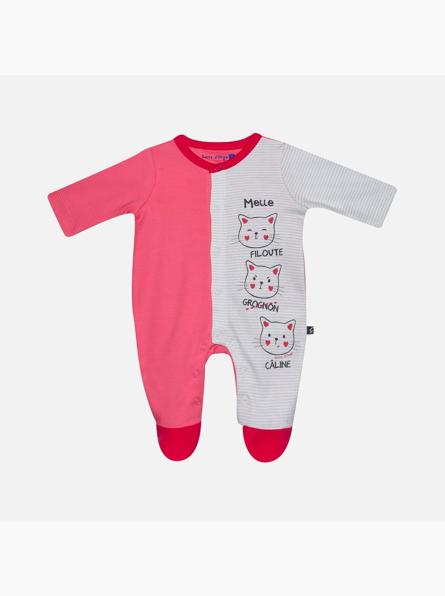 Pyjama naissance evelina - Rose