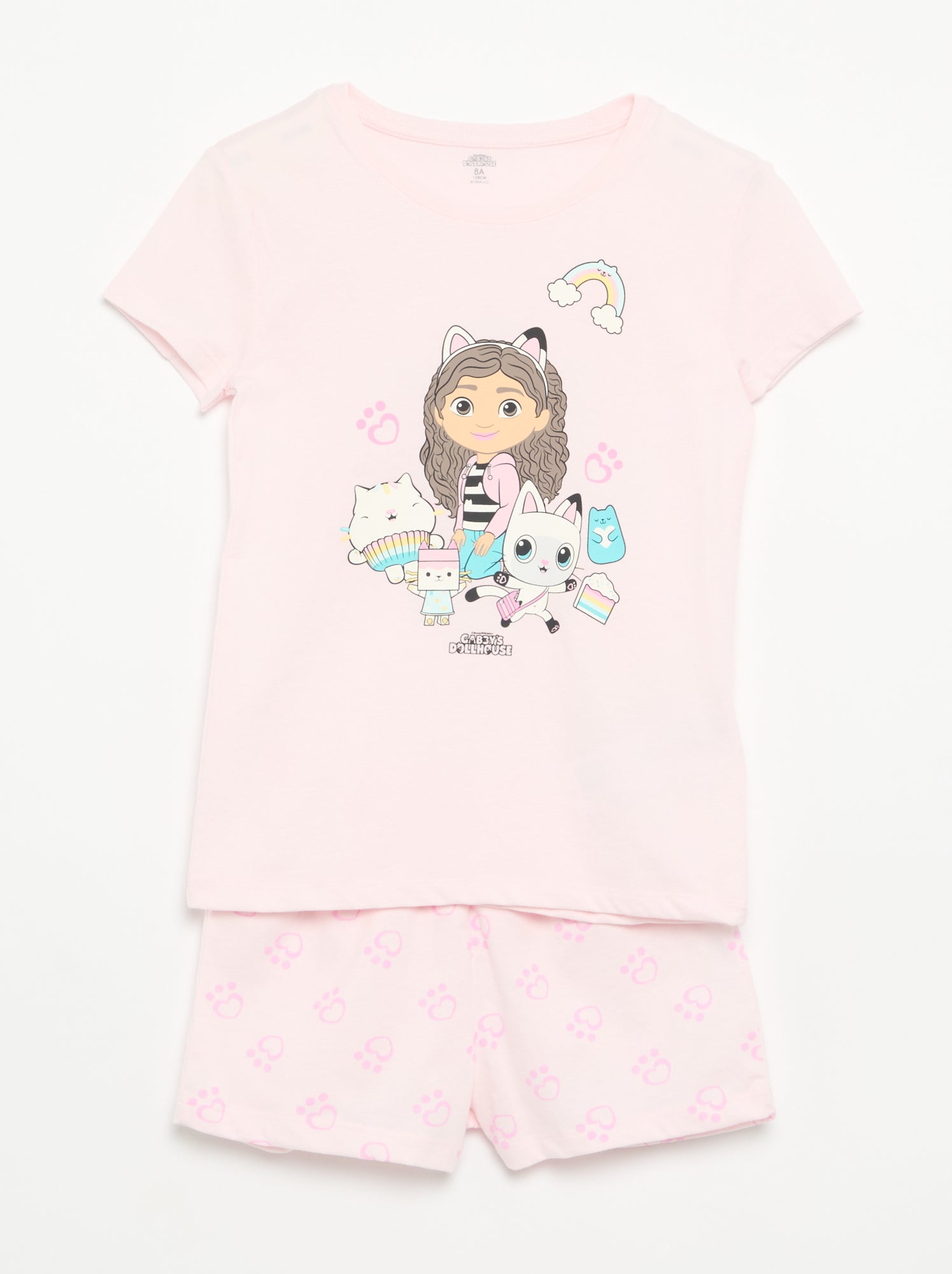 Pyjama short 'Gabby et la maison magique' - 2 pièces - Rose