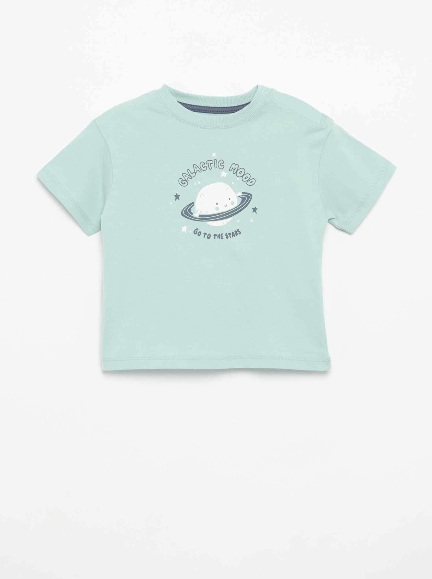 Pyjama short + T-shirt - 2 pièces - Bleu