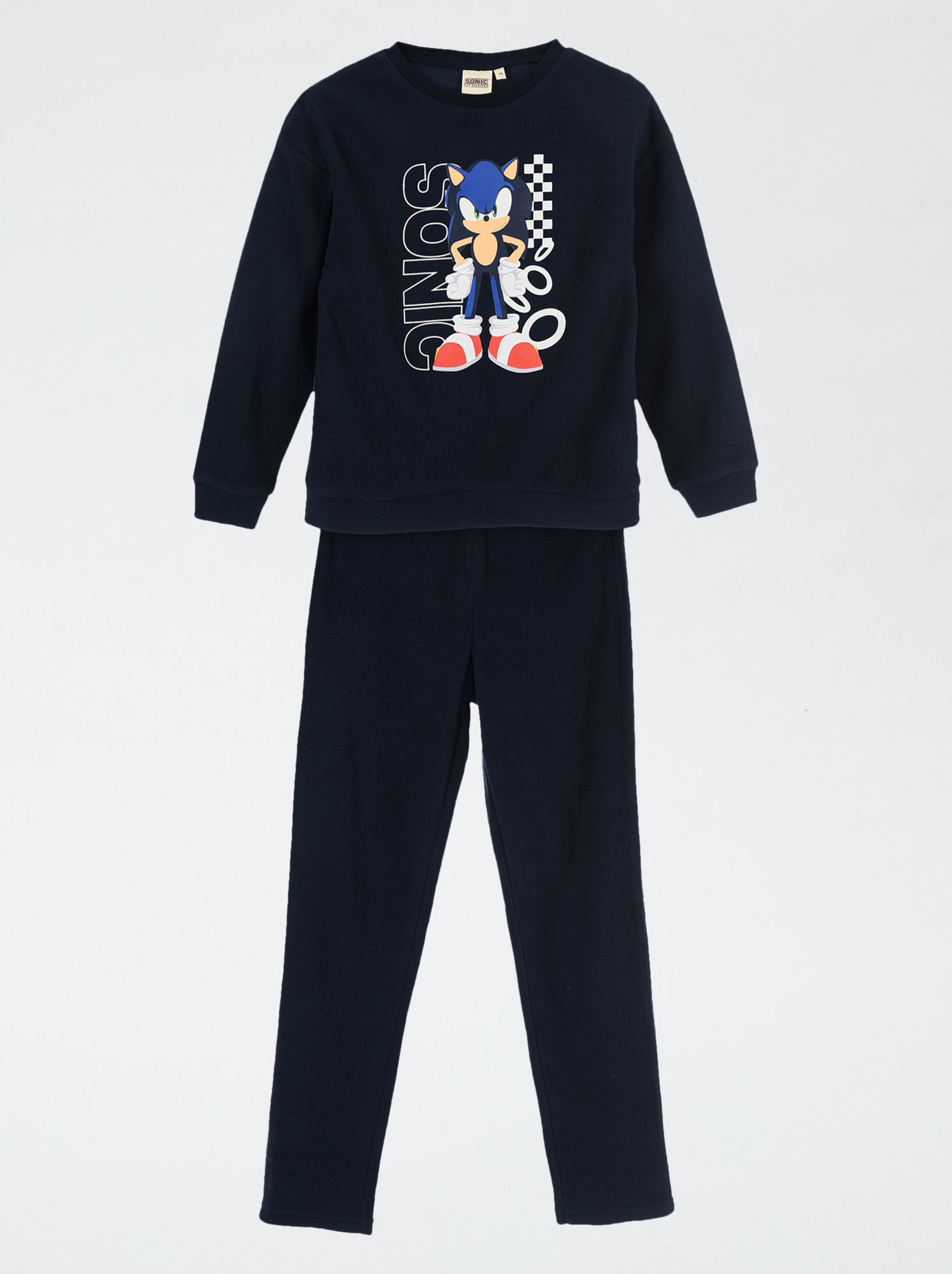 Pyjama 'Sonic' 2 pièces - T-shirt à manches longues + pantalon - Bleu