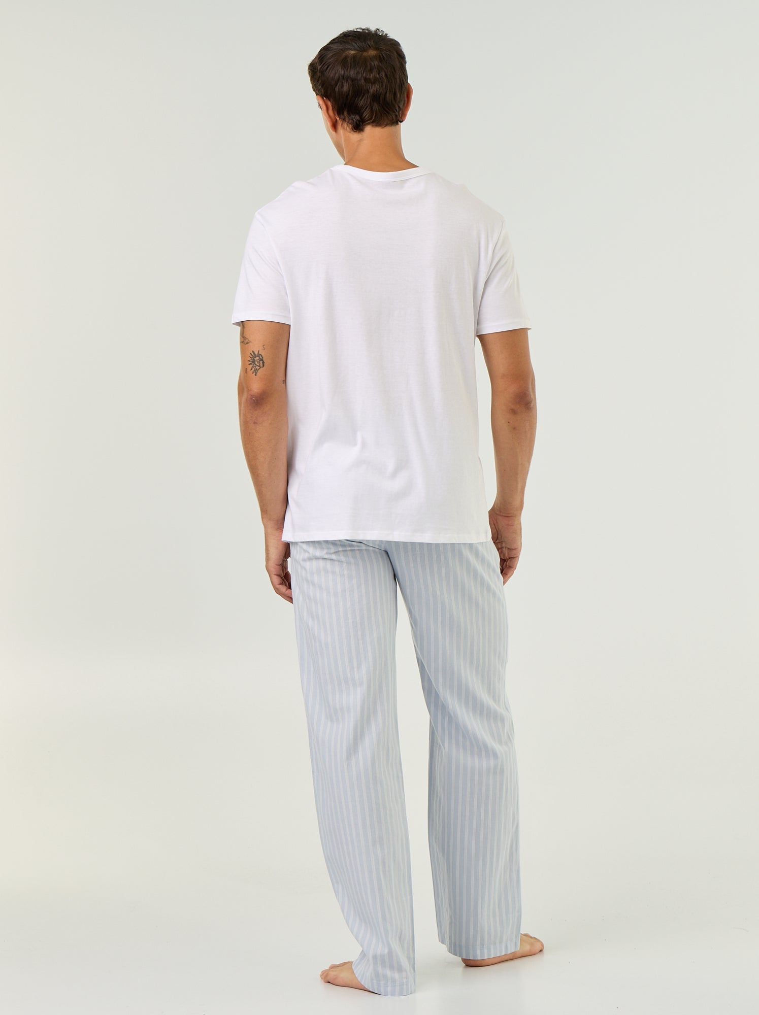 Pyjama t-shirt + pantalon - 2 pièces - Bleu (GEX85_2)