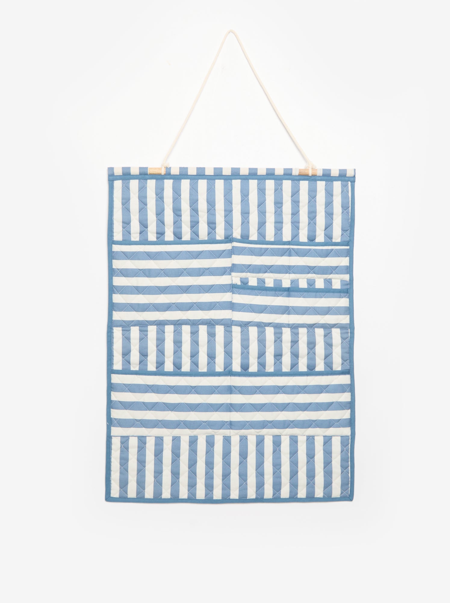 Rangement mural en tissu - Bleu