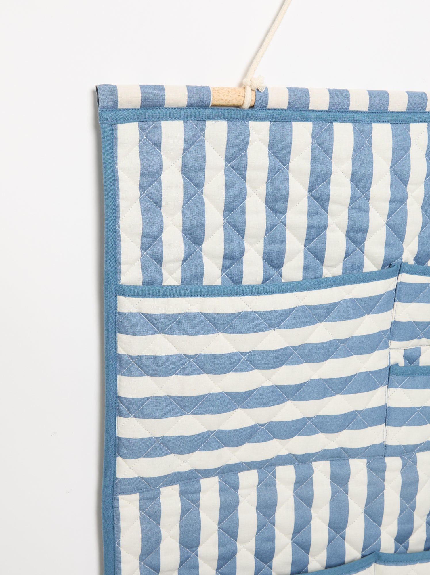 Rangement mural en tissu - Bleu