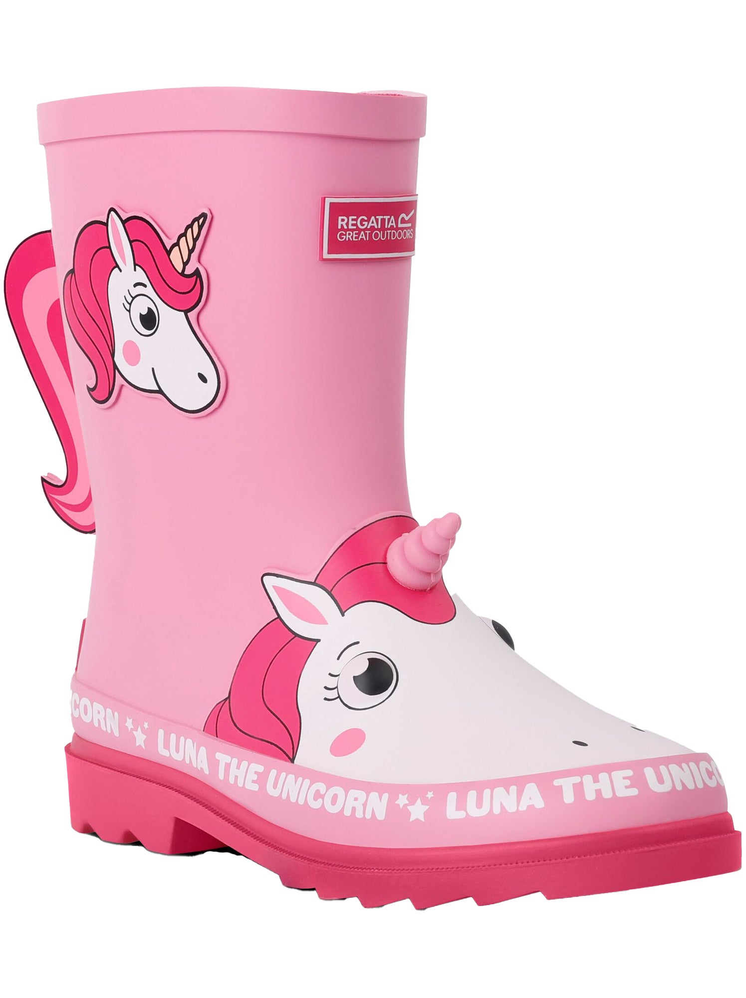 Régate - Bottes de pluie MUDPLAY - Rose
