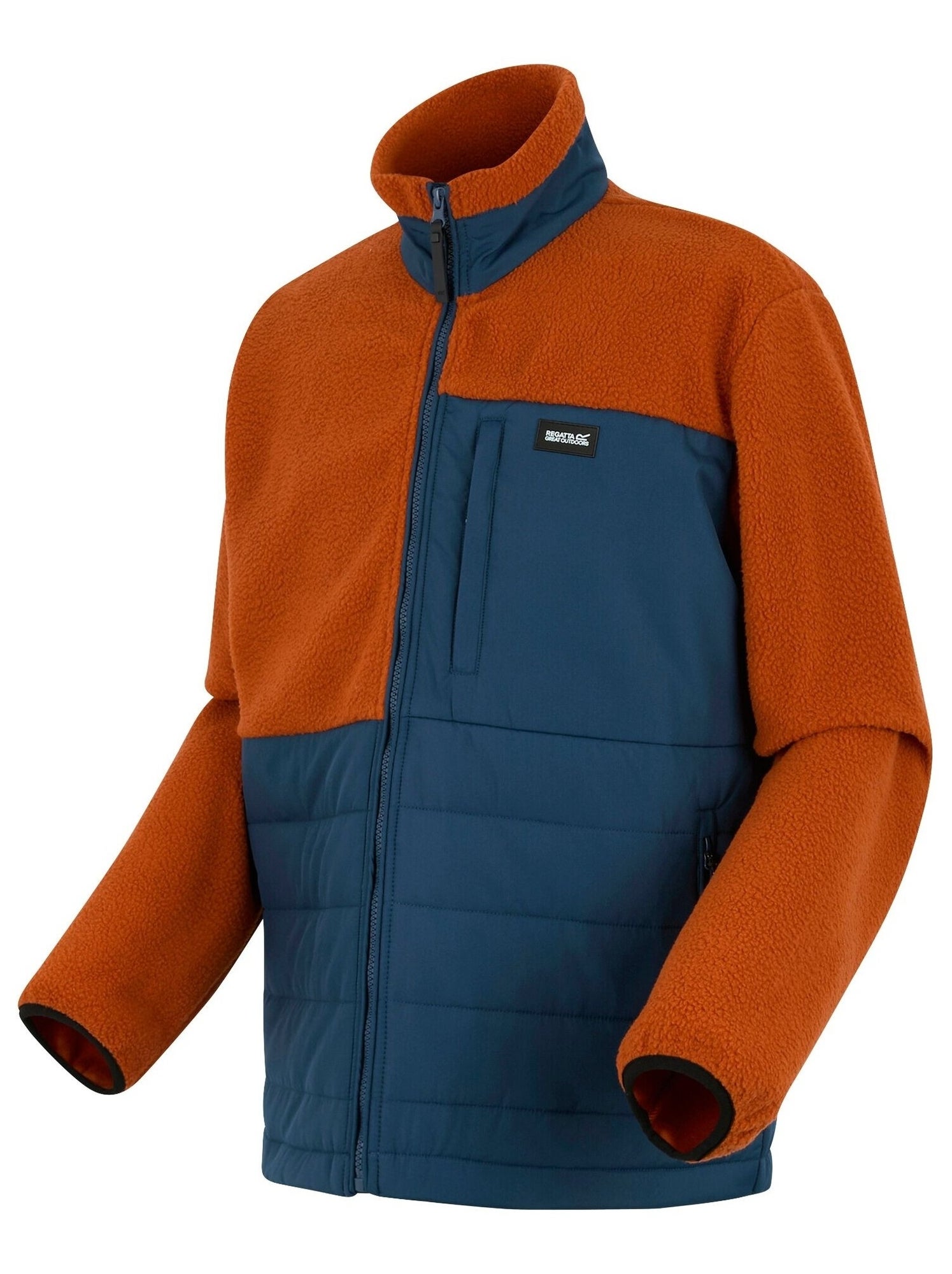 Régate - Veste hybride FRANKIE - Bleu marine/Orange fluo