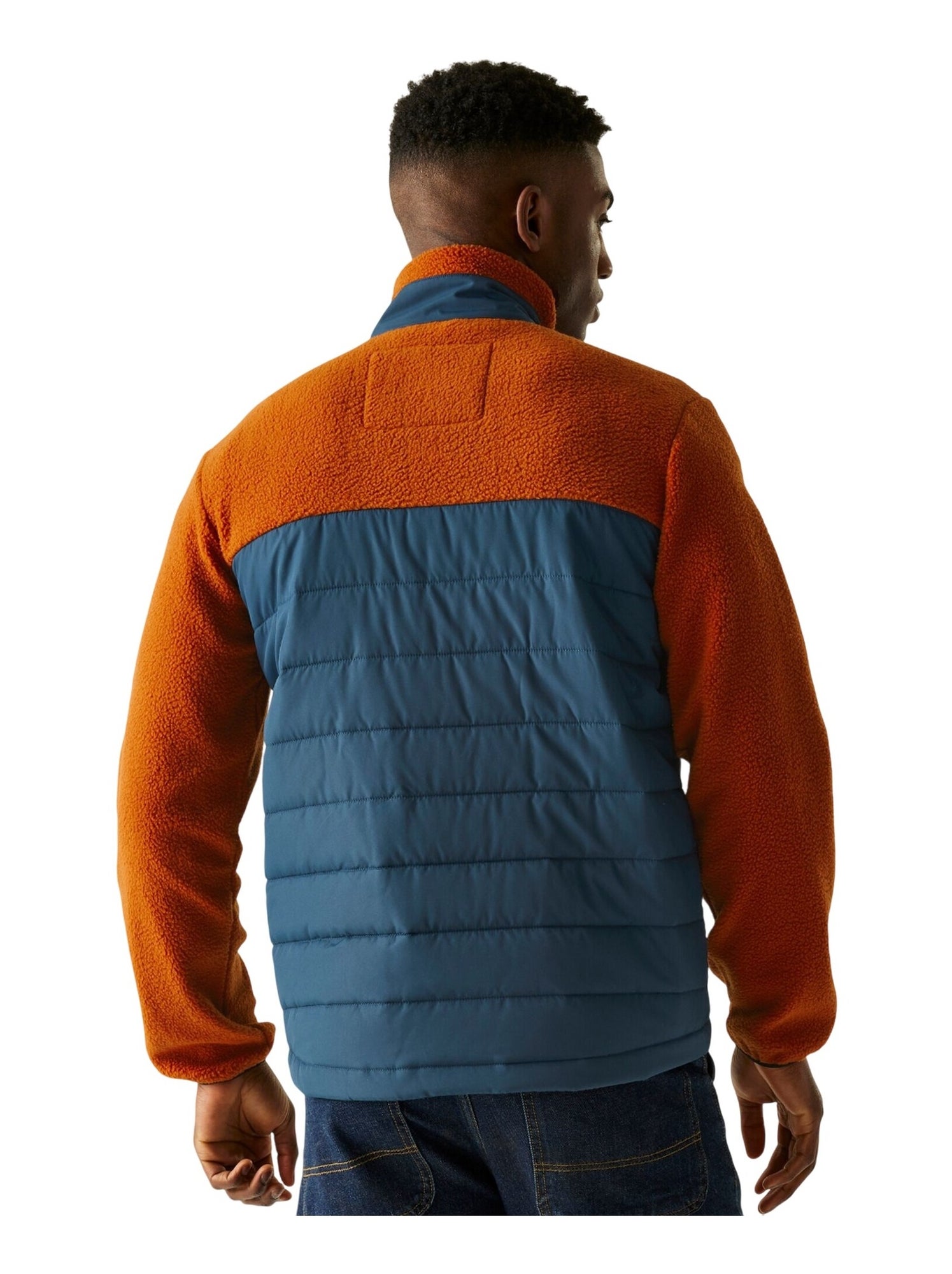 Régate - Veste hybride FRANKIE - Bleu marine/Orange fluo