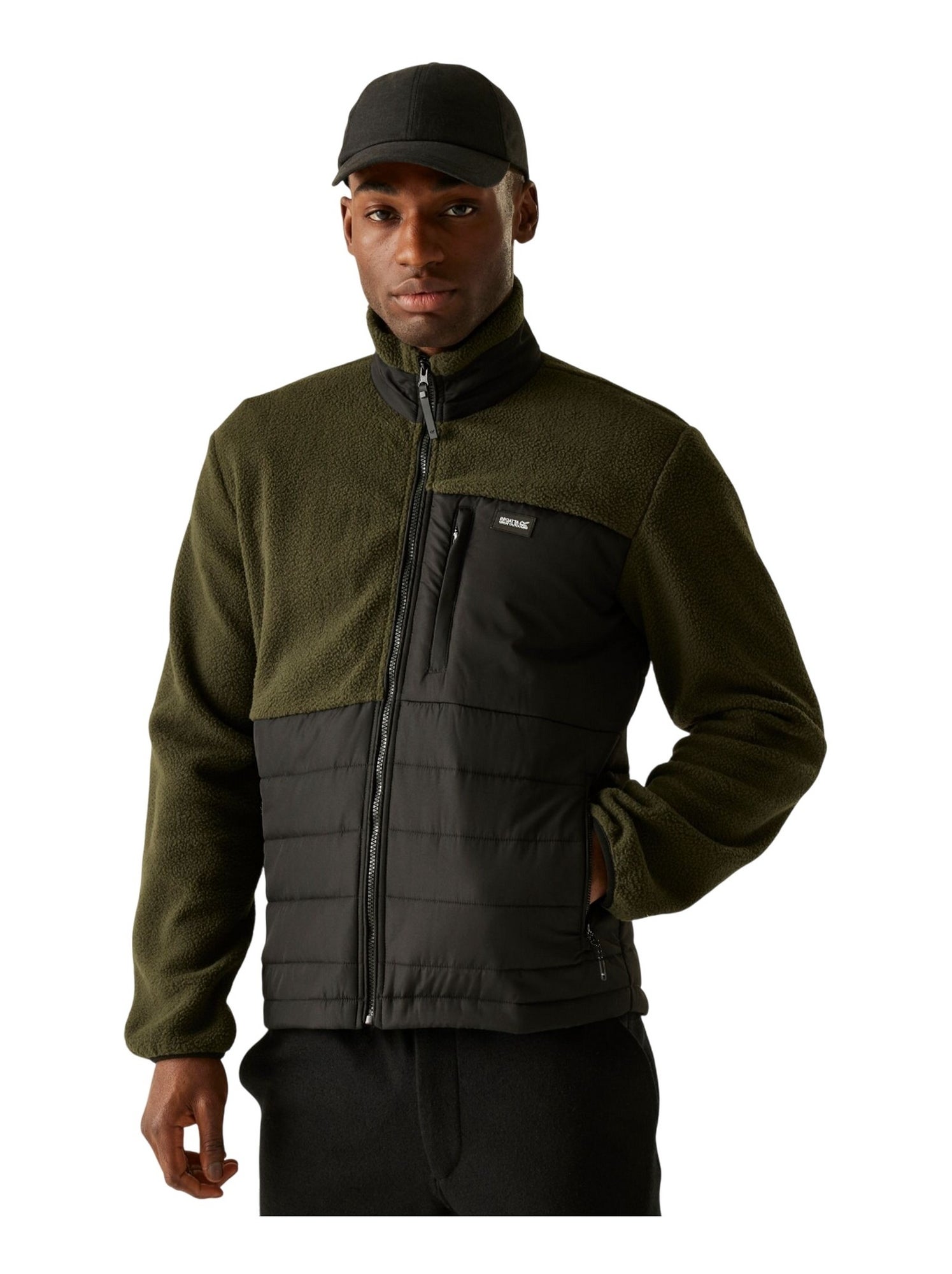 Régate - Veste hybride FRANKIE - Noir Kaki