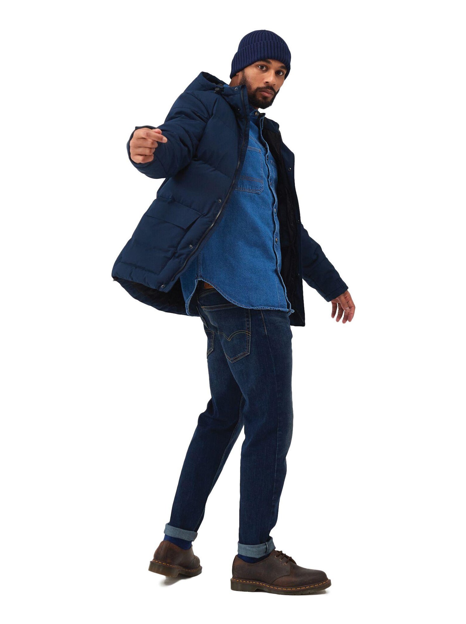 Régate - Veste matelassée FALKNER - Bleu marine