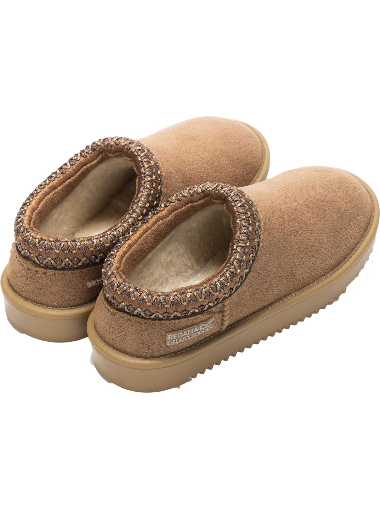 Regatta - Mules imperméables avec col à motifs RISLEY - Marron clair