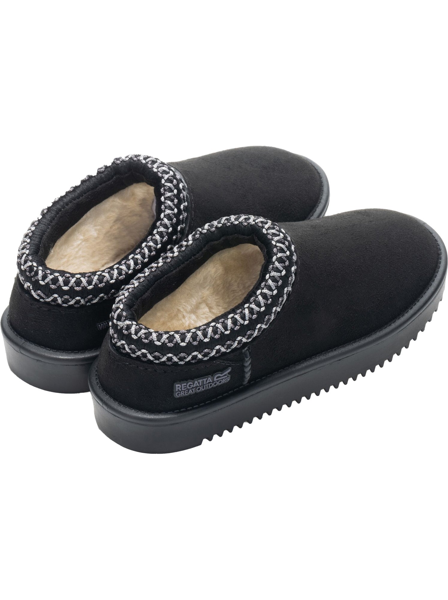 Regatta - Mules imperméables avec col à motifs RISLEY - Noir