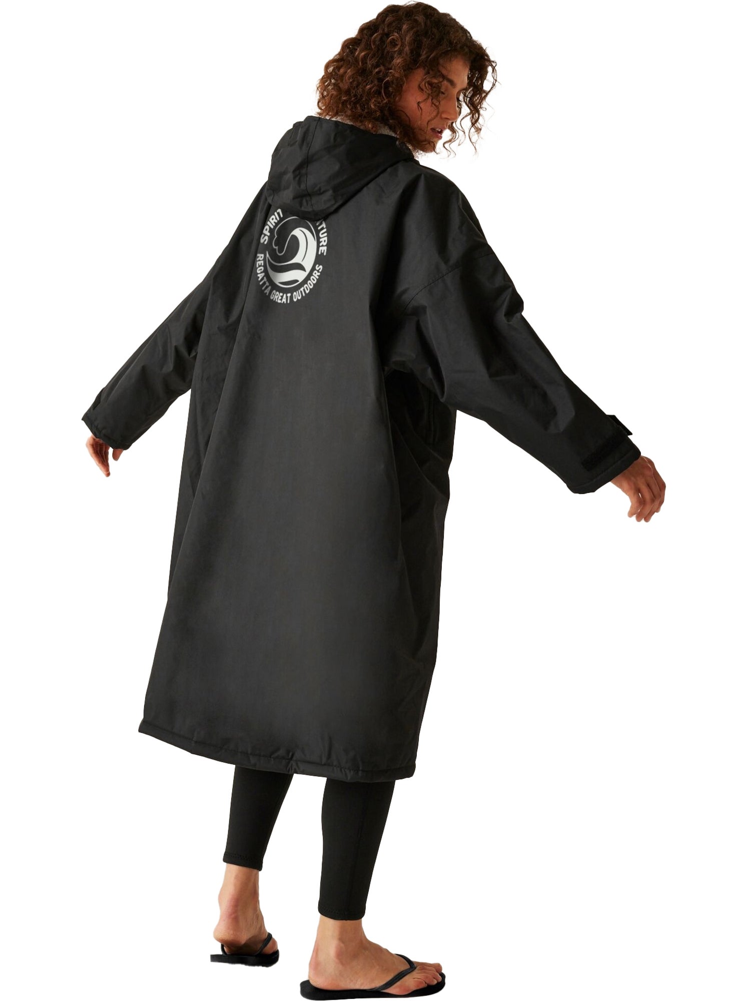 Regatta - Peignoir à langer imperméable - Noir