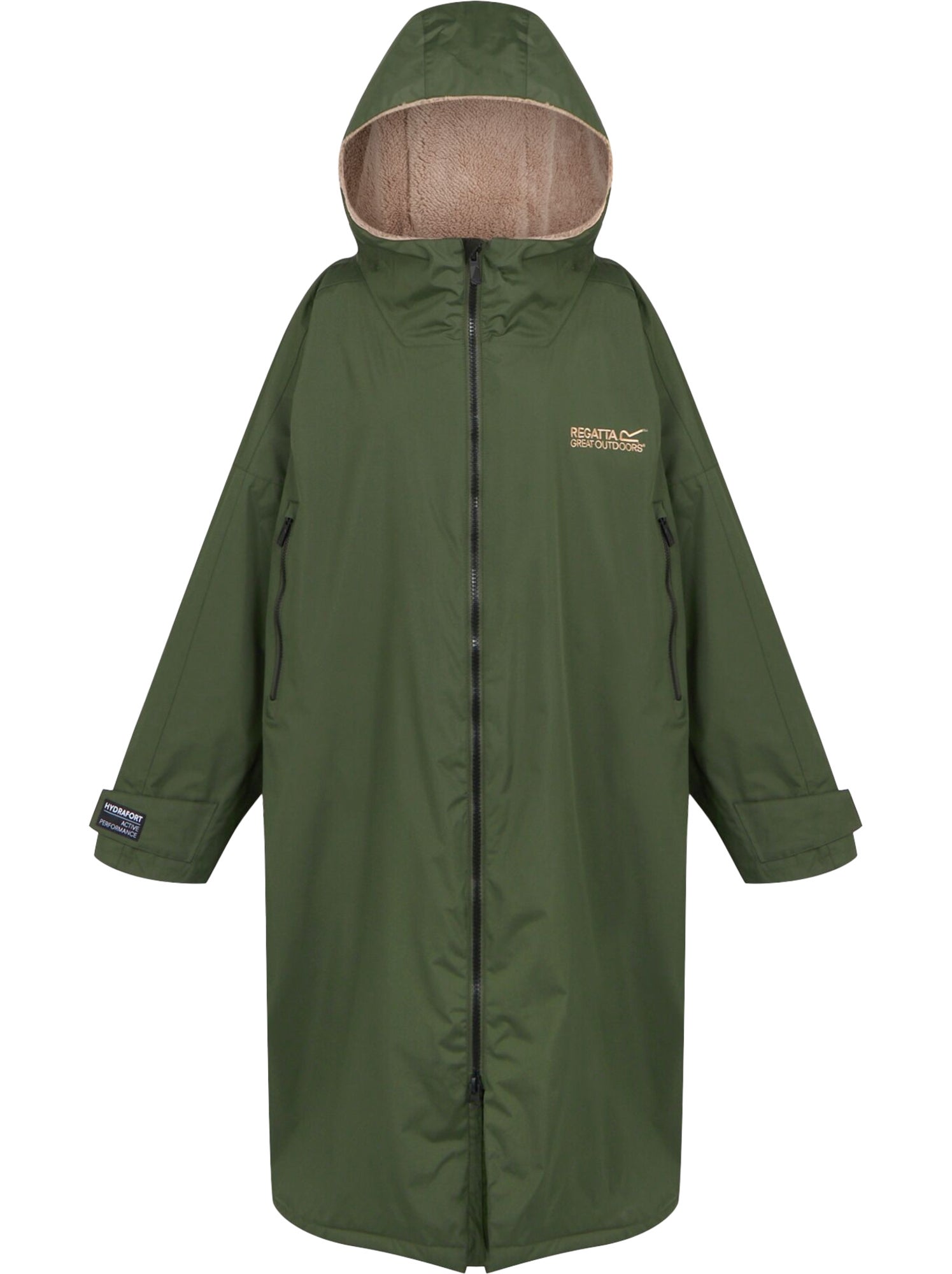 Regatta - Peignoir à langer imperméable - Vert kaki