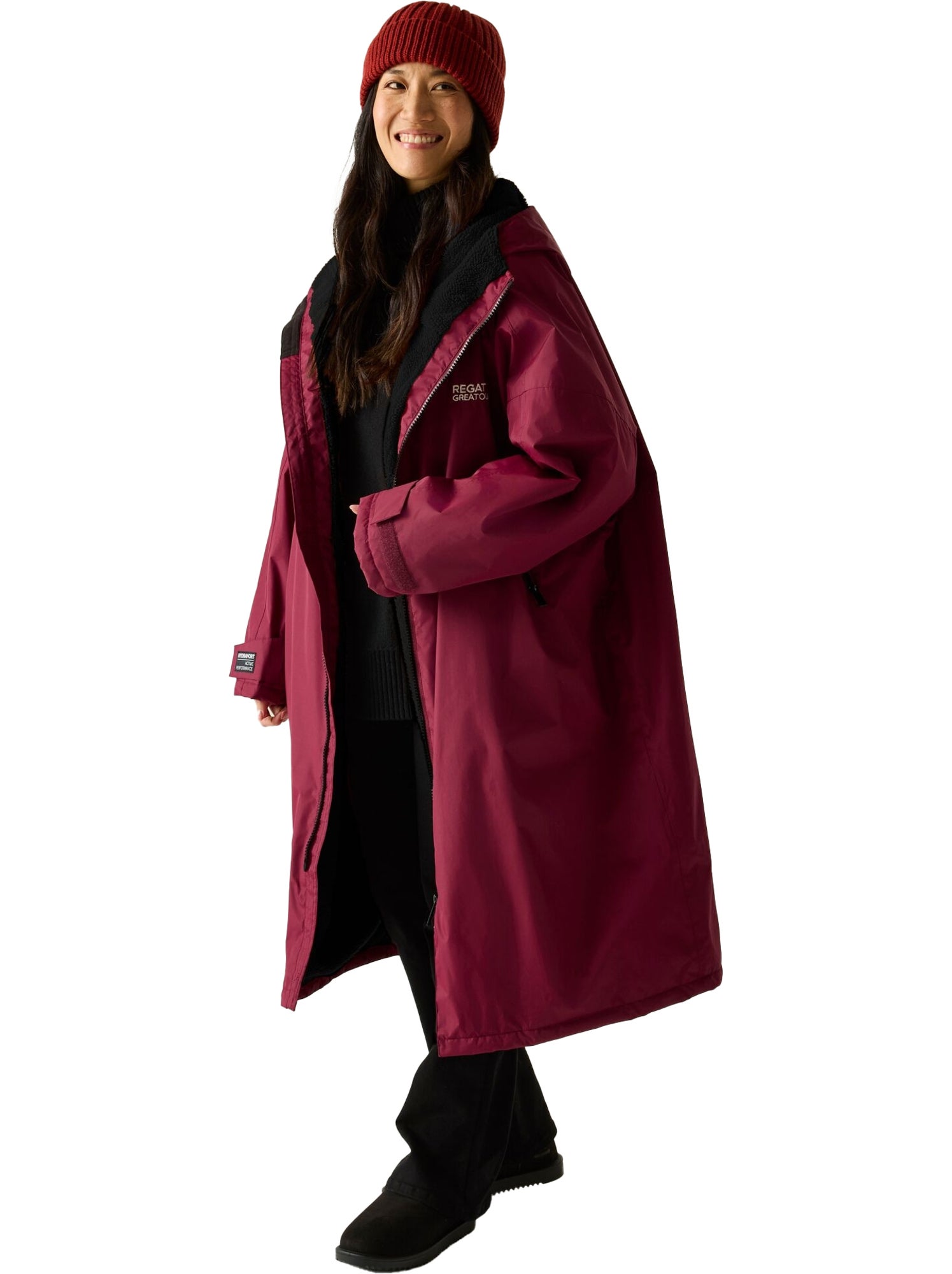 Regatta - Peignoir à langer imperméable - Violet foncé