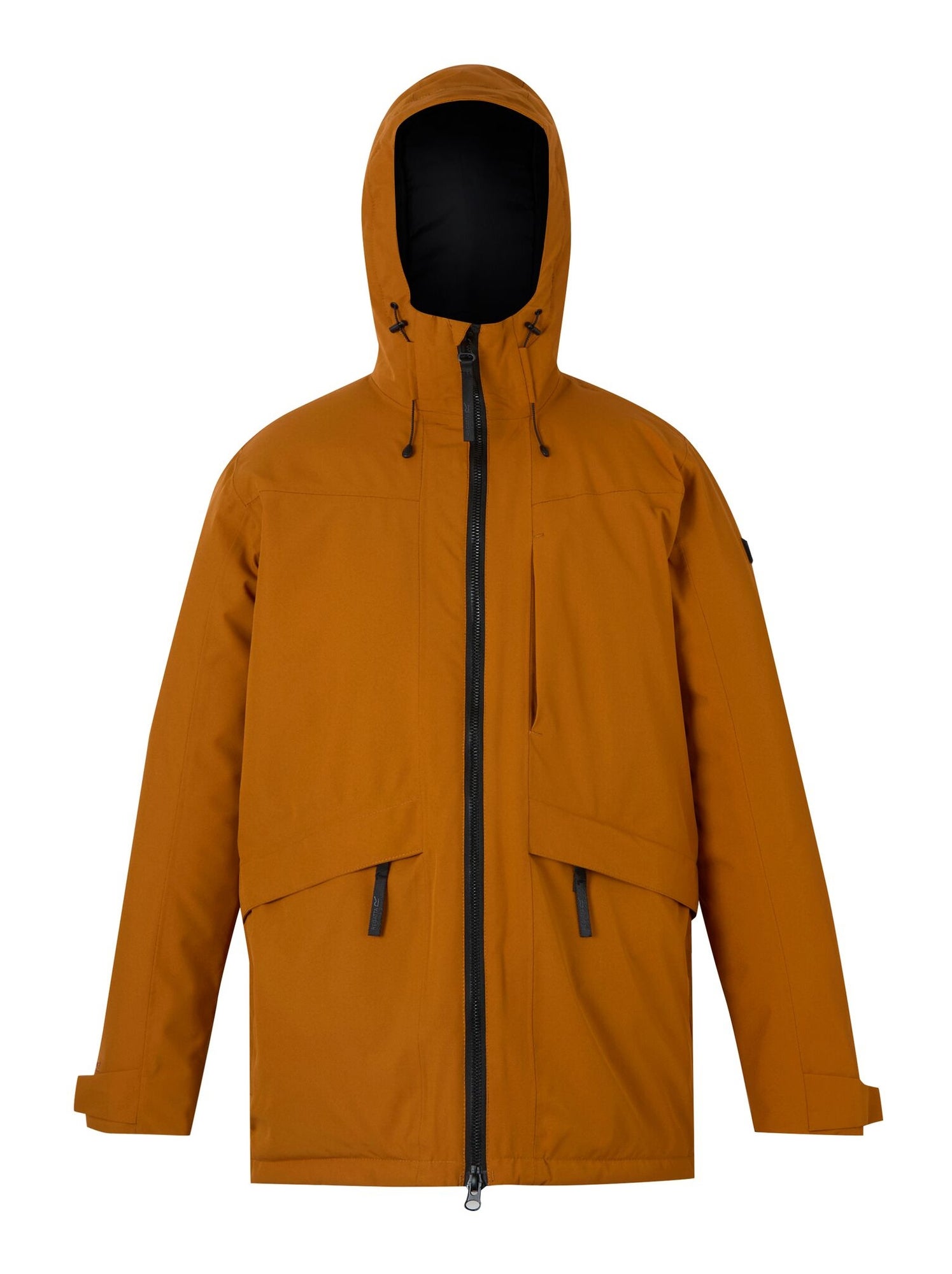 Regatta - Veste imperméable BALATON - Carbone/Orange fluo