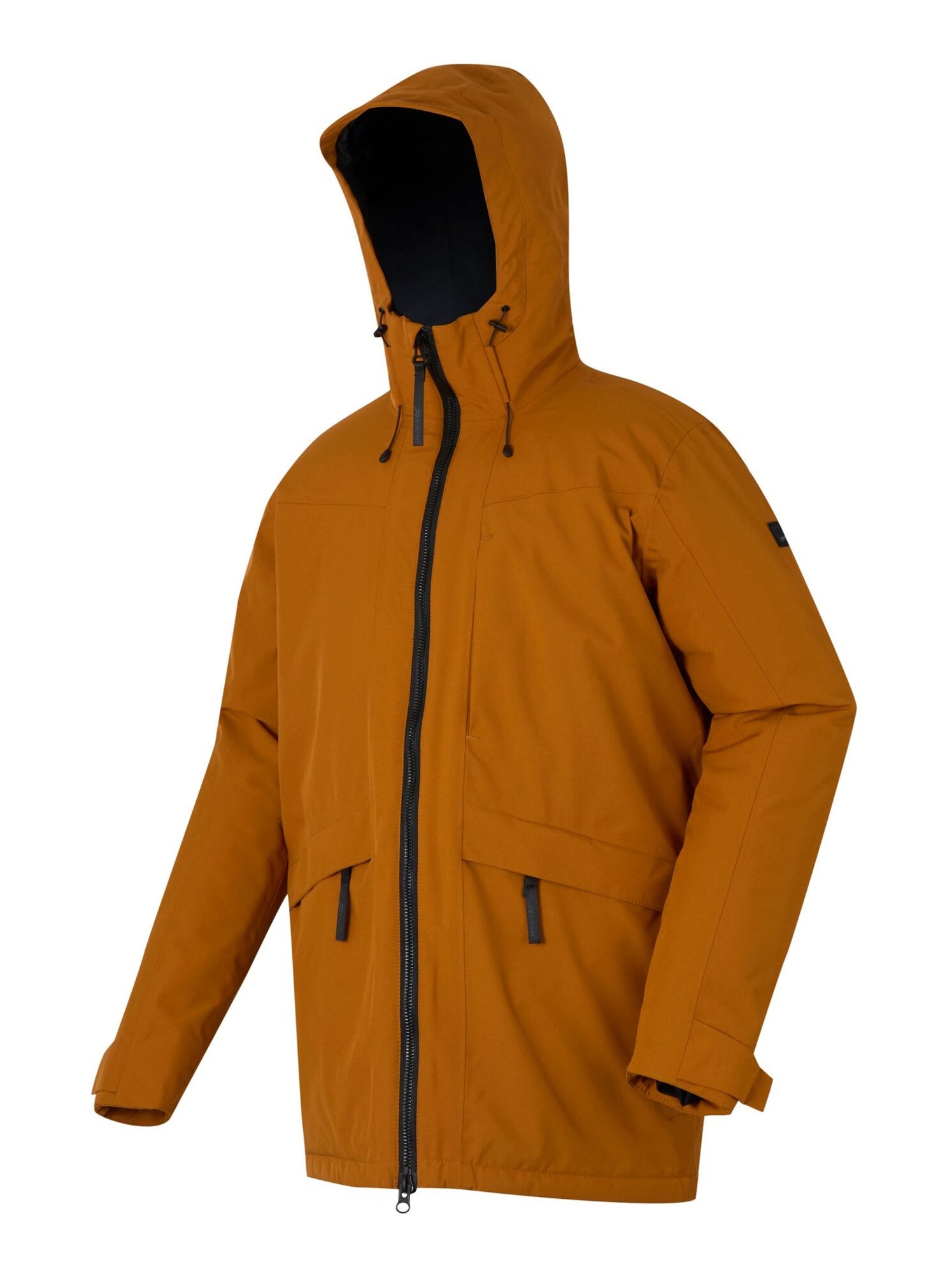 Regatta - Veste imperméable BALATON - Carbone/Orange fluo