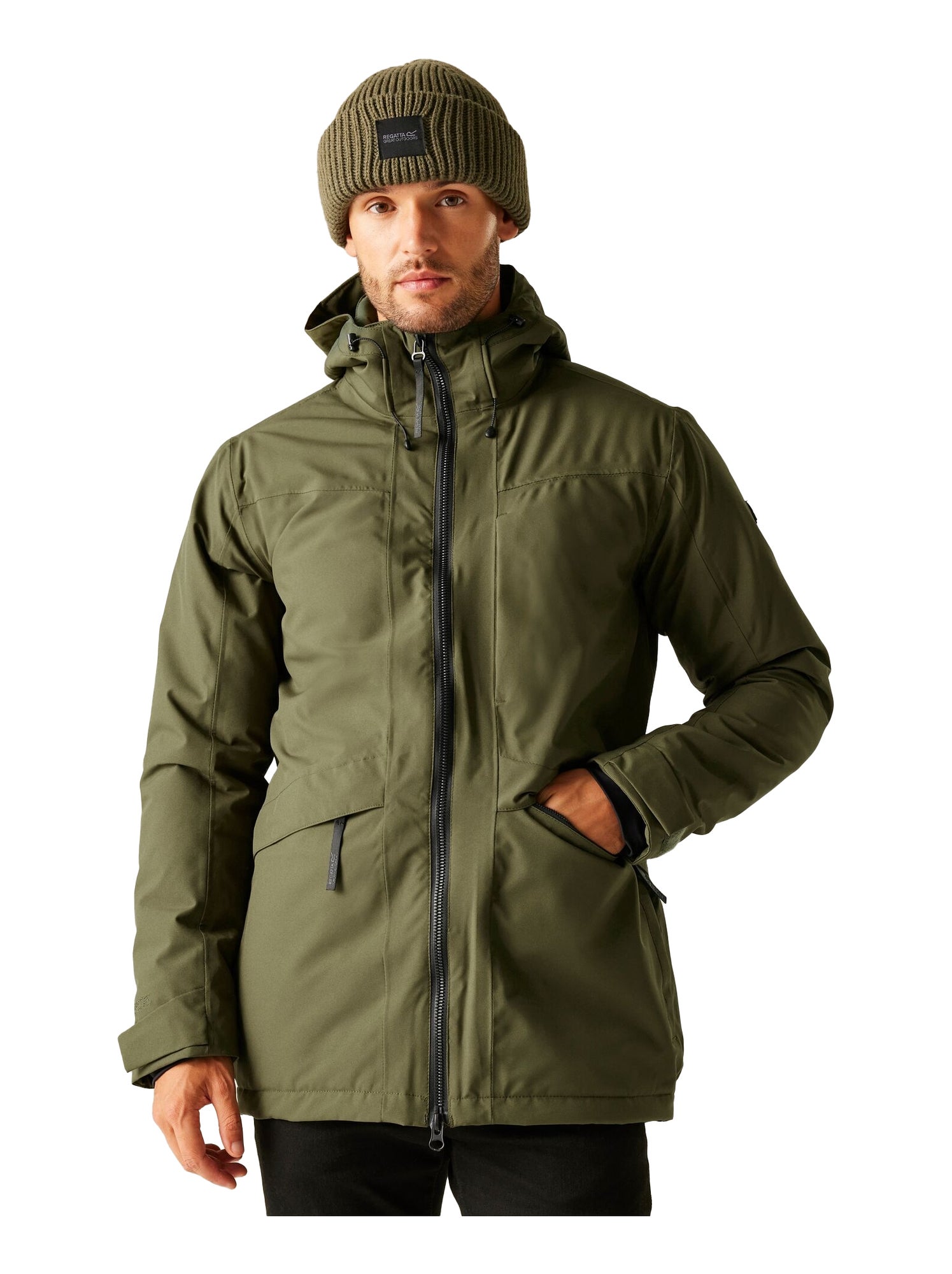 Regatta - Veste imperméable BALATON - Vert olive