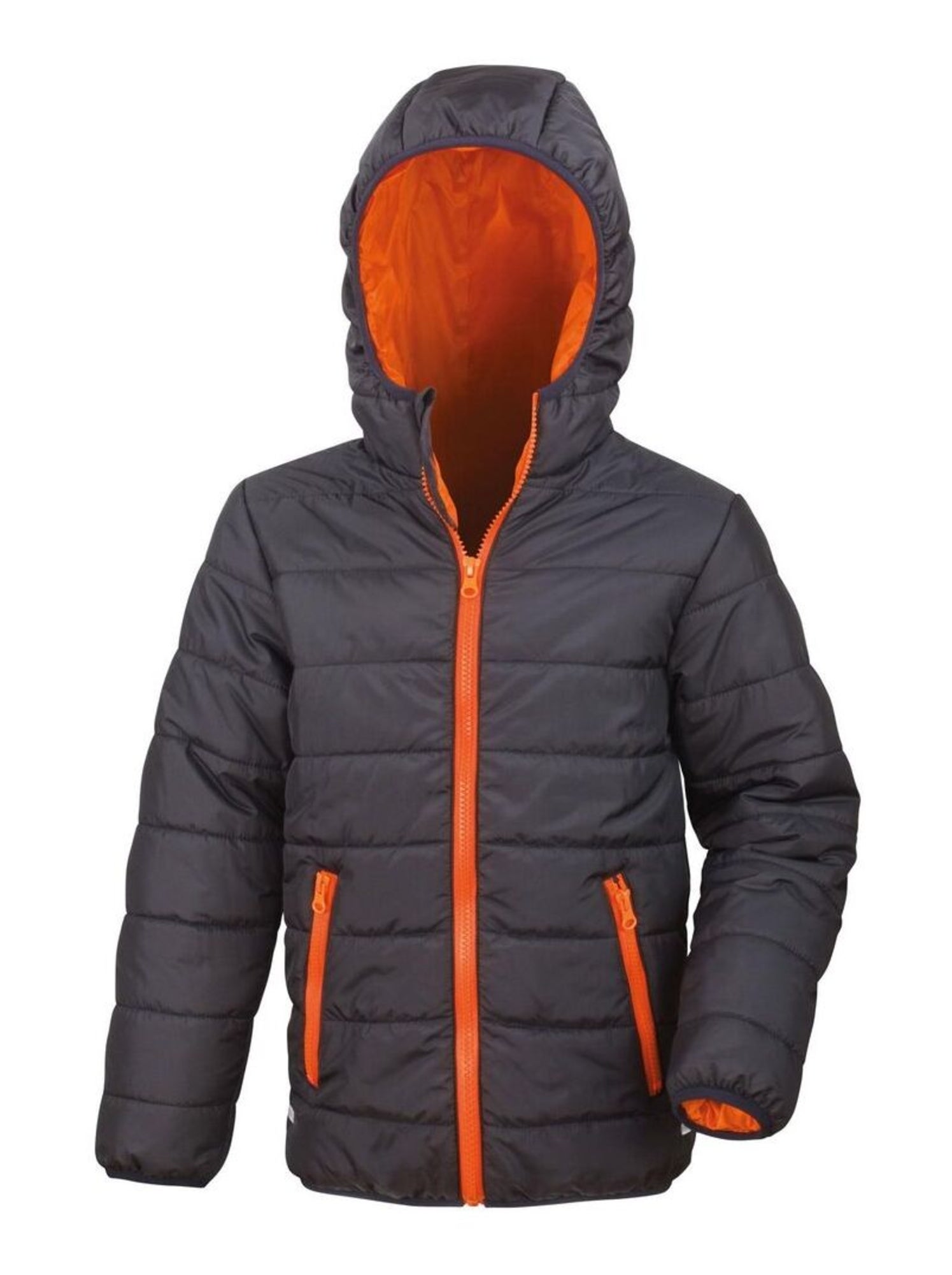 Result Core Veste matelassée enfants/jeunes - Noir Orange