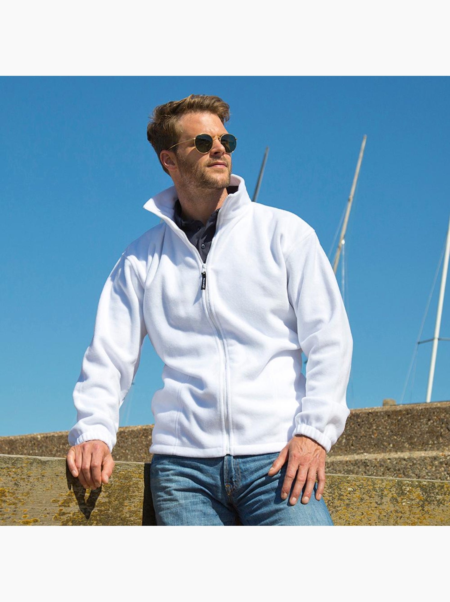 Result Core - Veste polaire anti-boulochage - Blanc