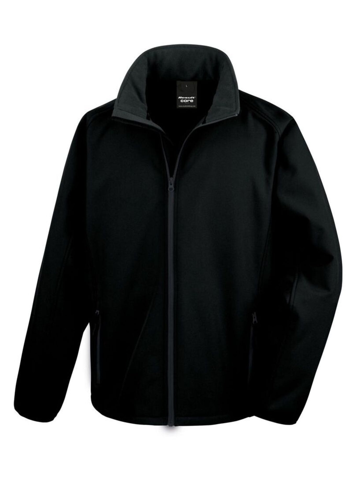 Result Core Veste Soft Shell imprimable pour hommes - Noir