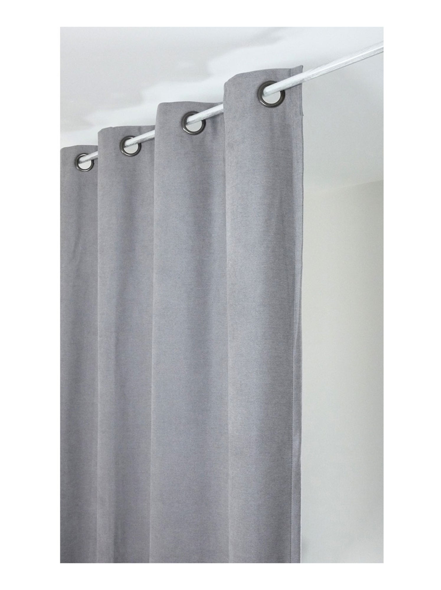 Rideau alaska isolant et 100 % occultant - Gris souris