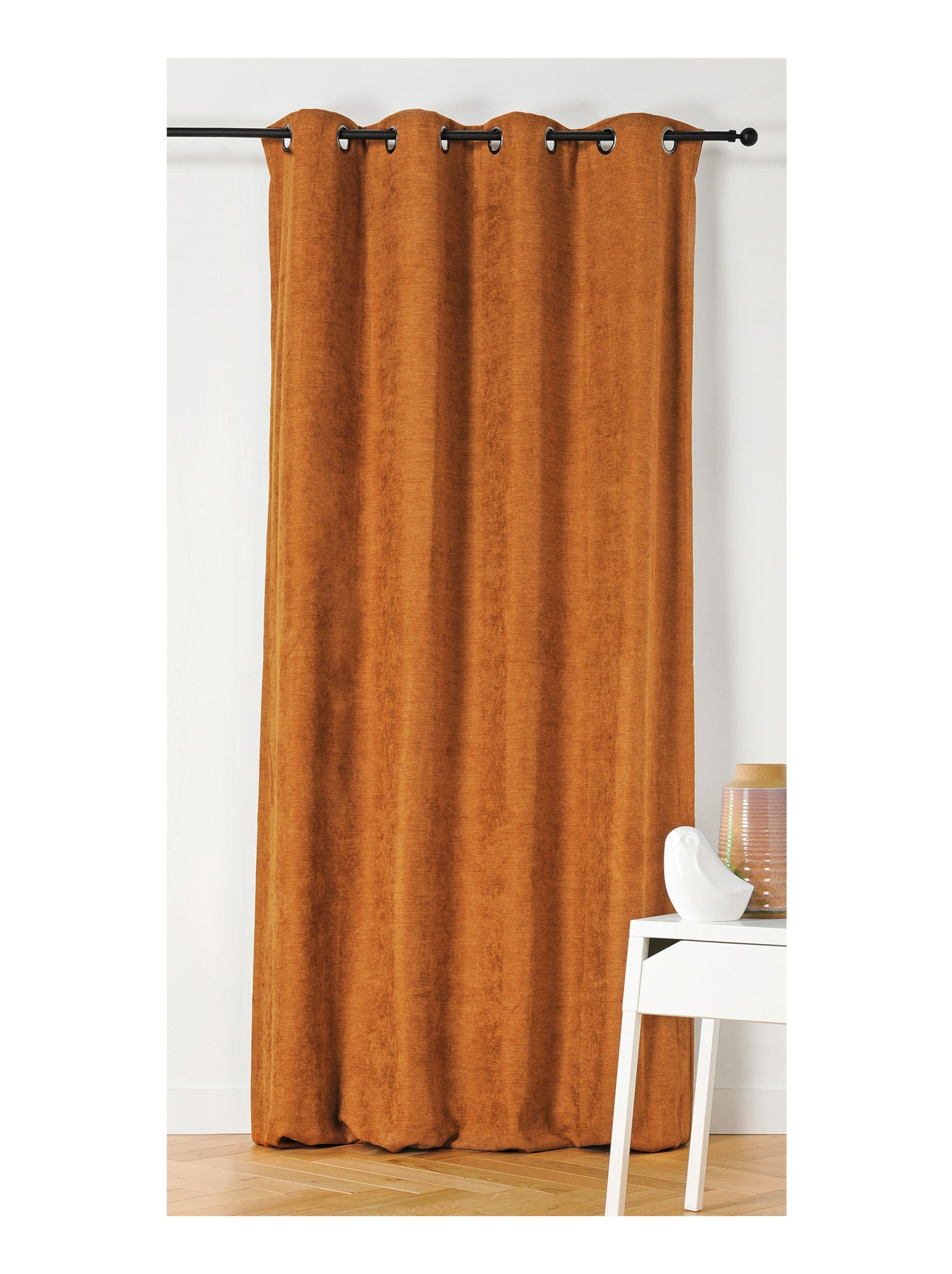 Rideau alaska isolant et 100 % occultant - Marron tabac