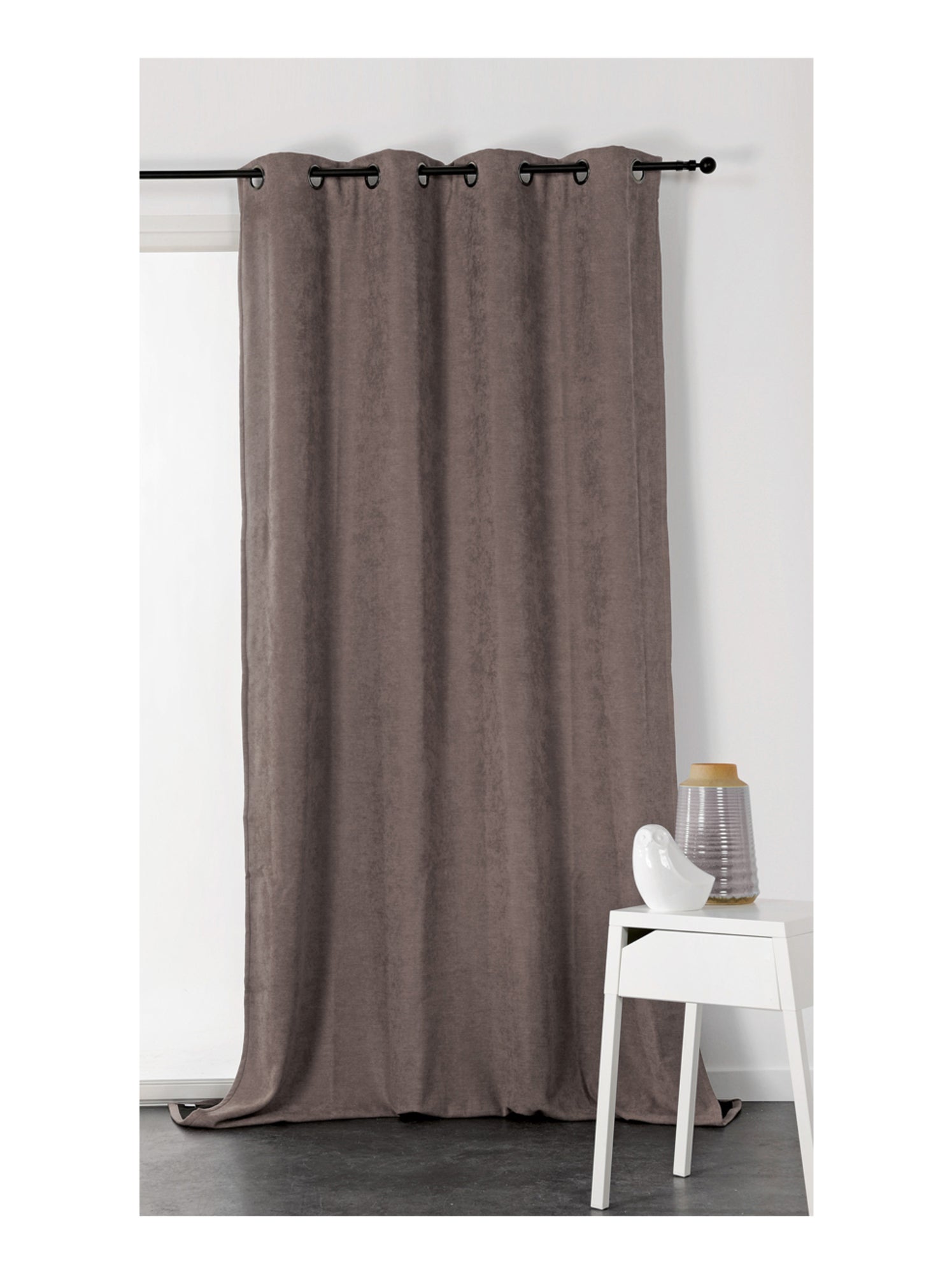 Rideau alaska isolant et 100 % occultant - Taupe