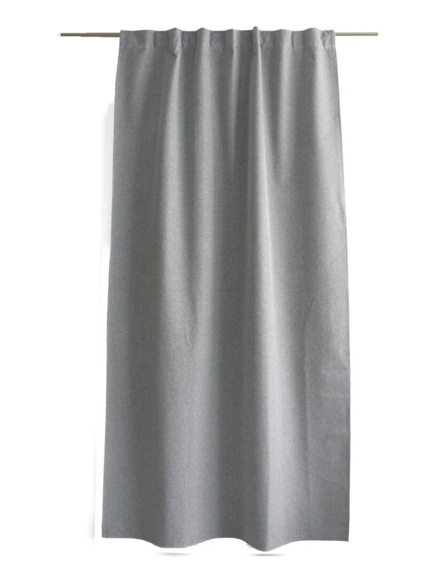 Rideau total occultant 140x240 pattes cachées Gris clair - Gris