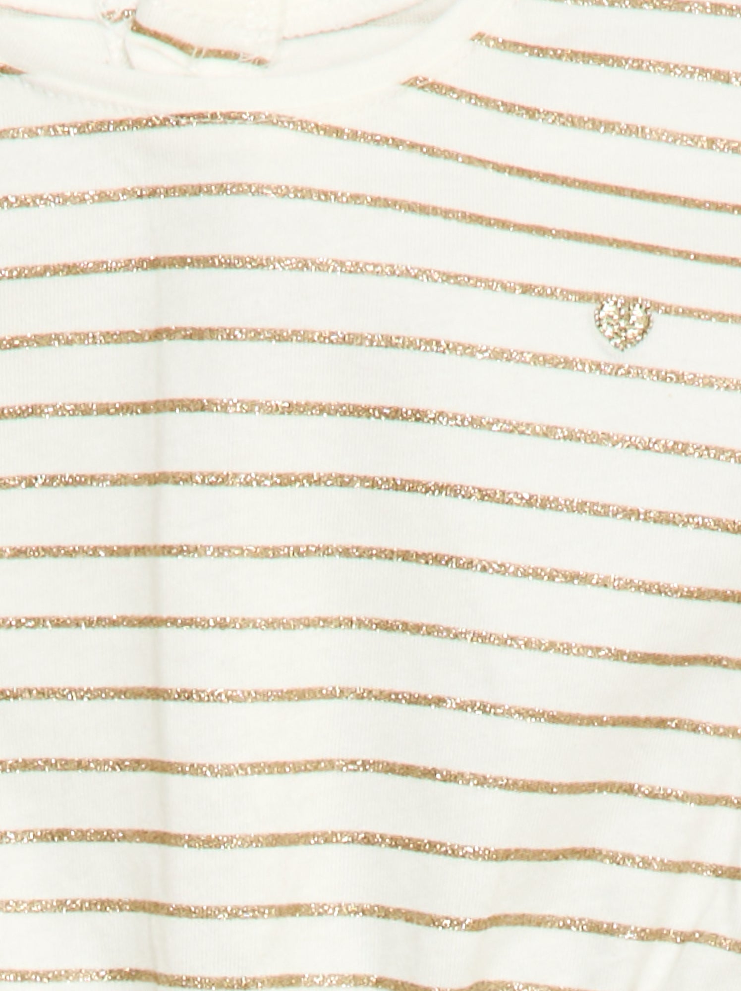 Robe à manches courtes en jersey de coton - Blanc (FDJ13_3)