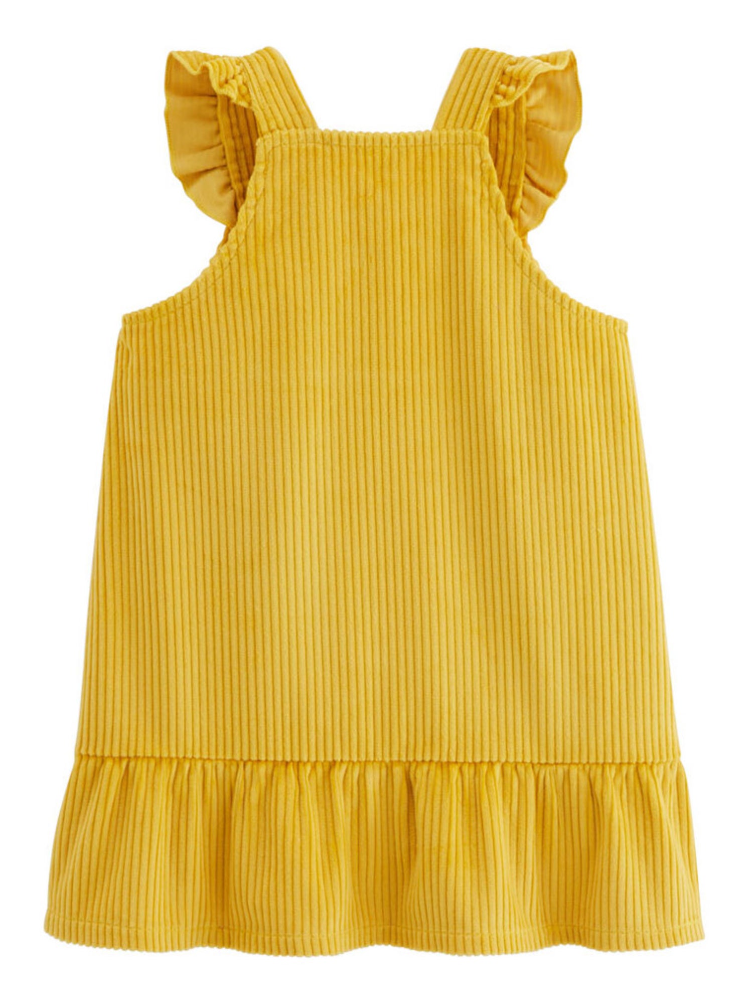 Robe bébé en velours côtelé adele - Jaune