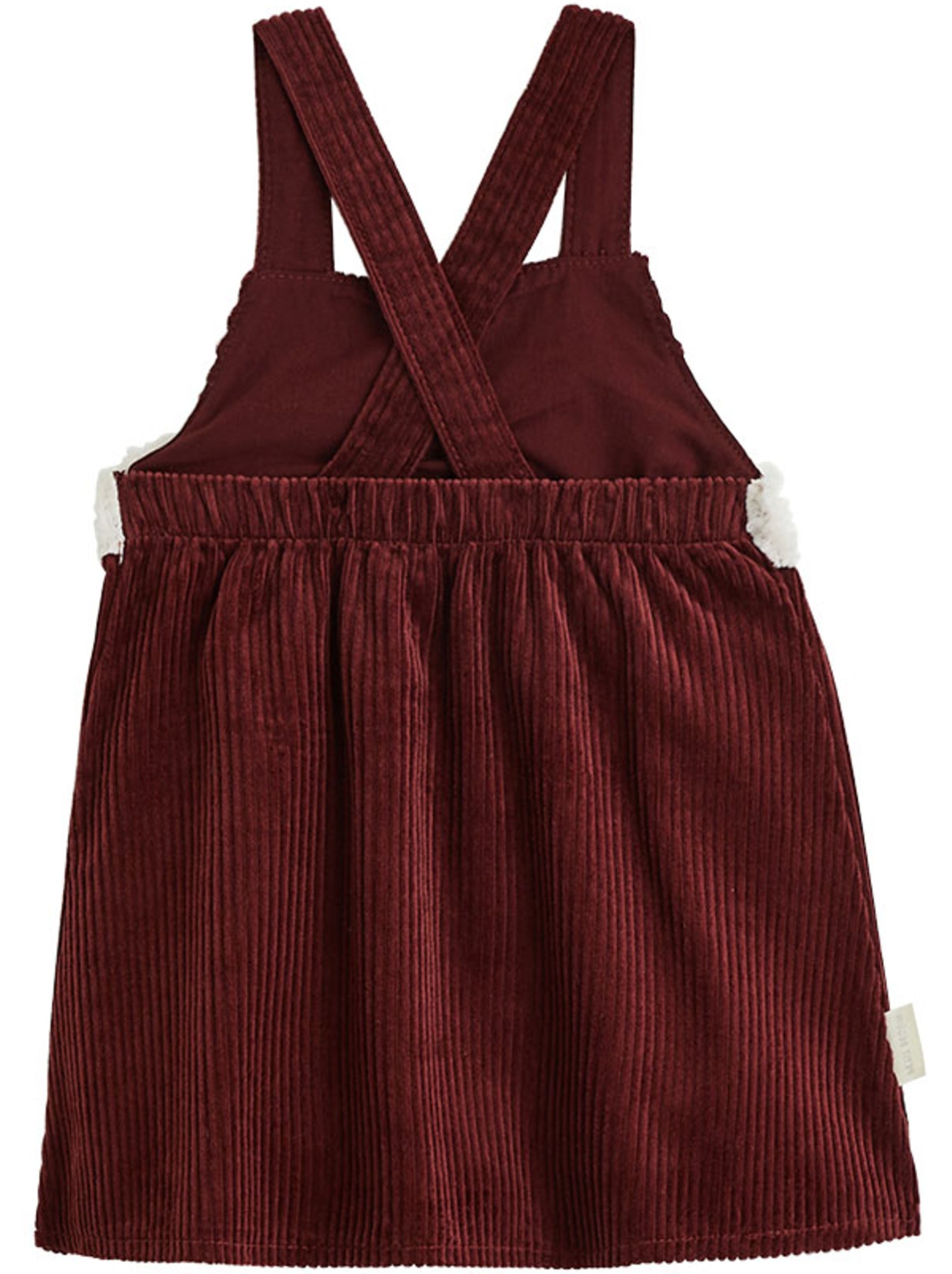 Robe bébé en velours côtelé aimée - Bordeaux