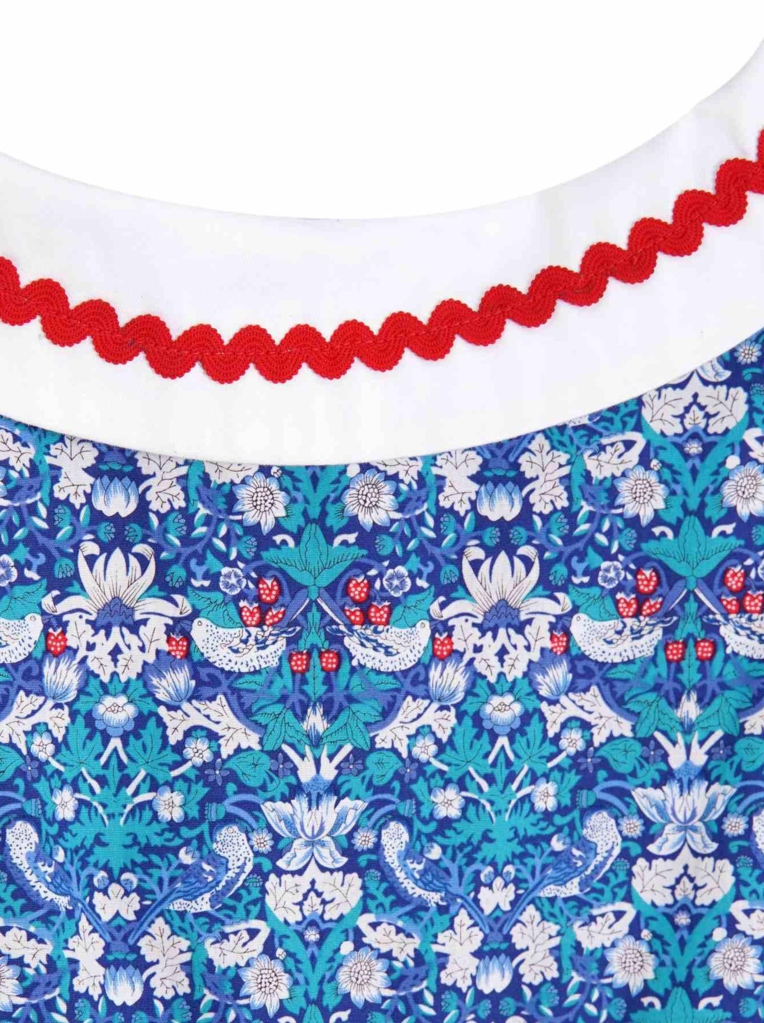 Robe Cérémonie  Fleurie  et   HEPBURN - La Faute à Voltaire - Bleu