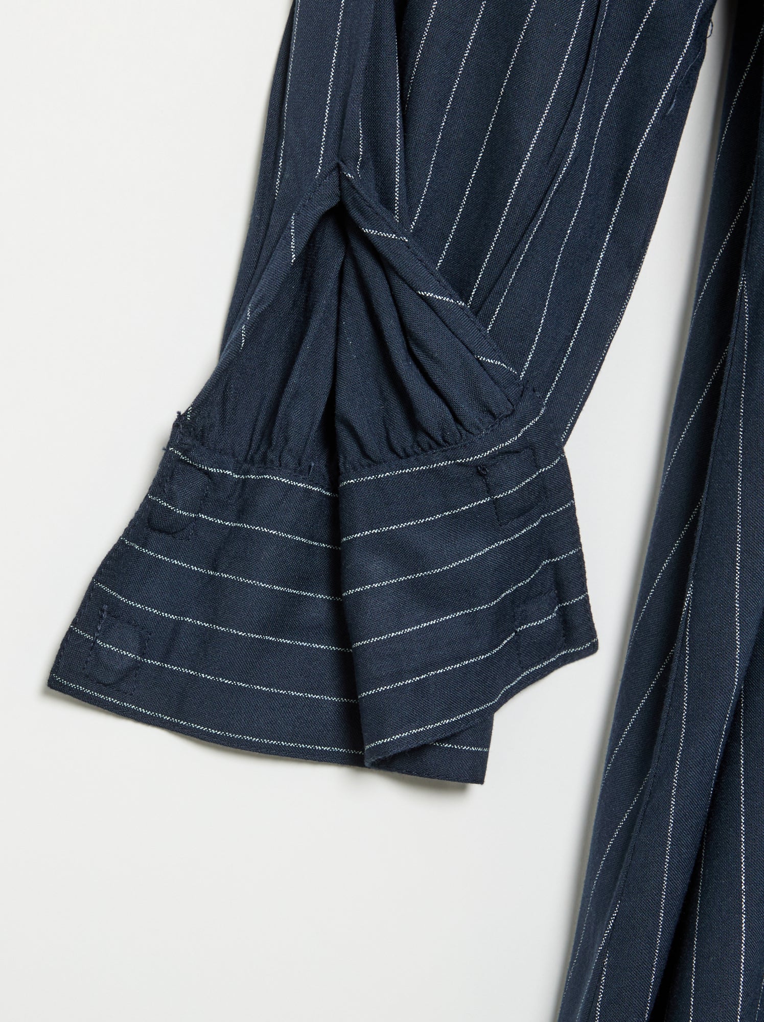 Robe chemise longue facile à enfiler - Bleu
