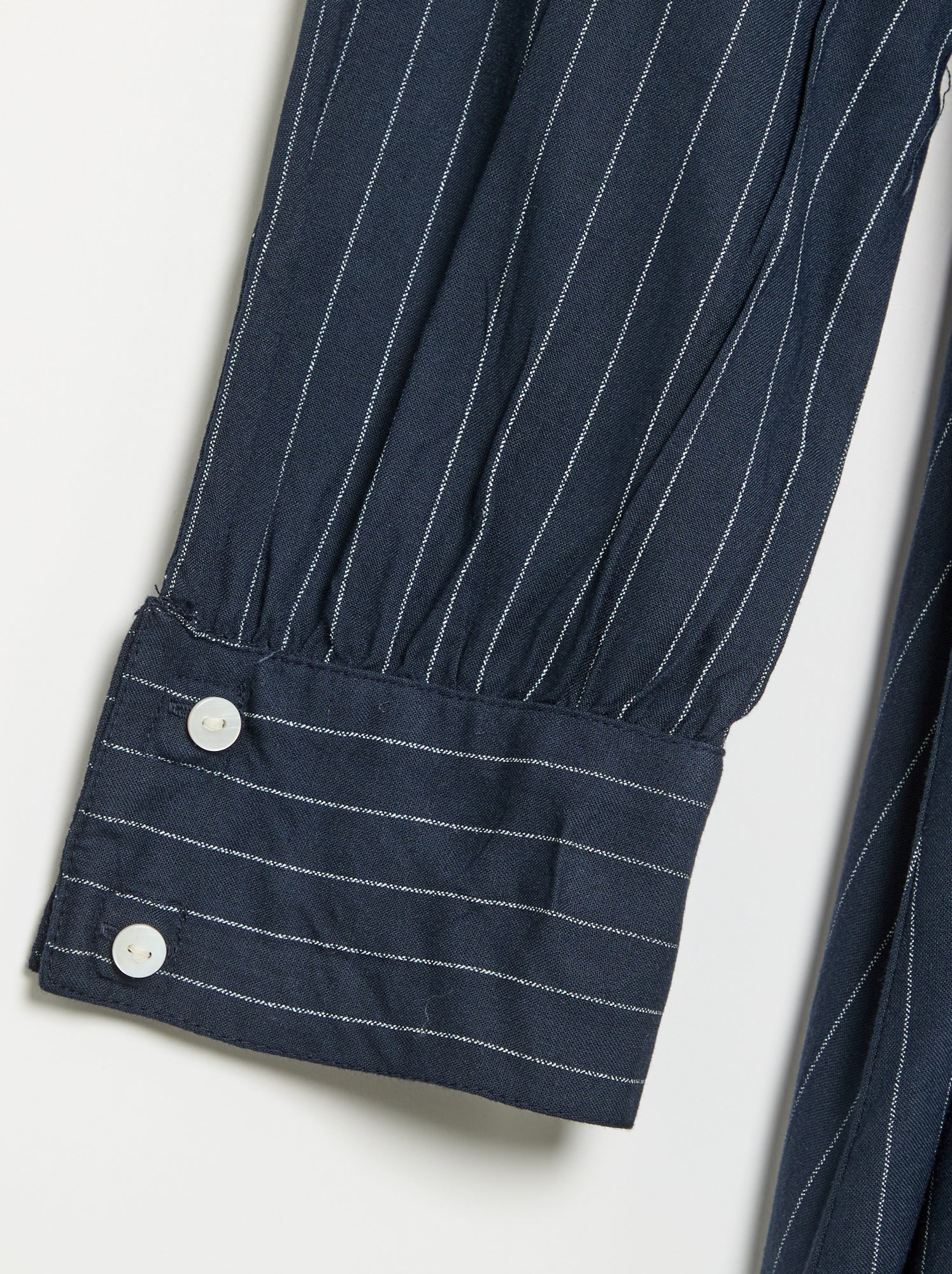 Robe chemise longue facile à enfiler - Bleu