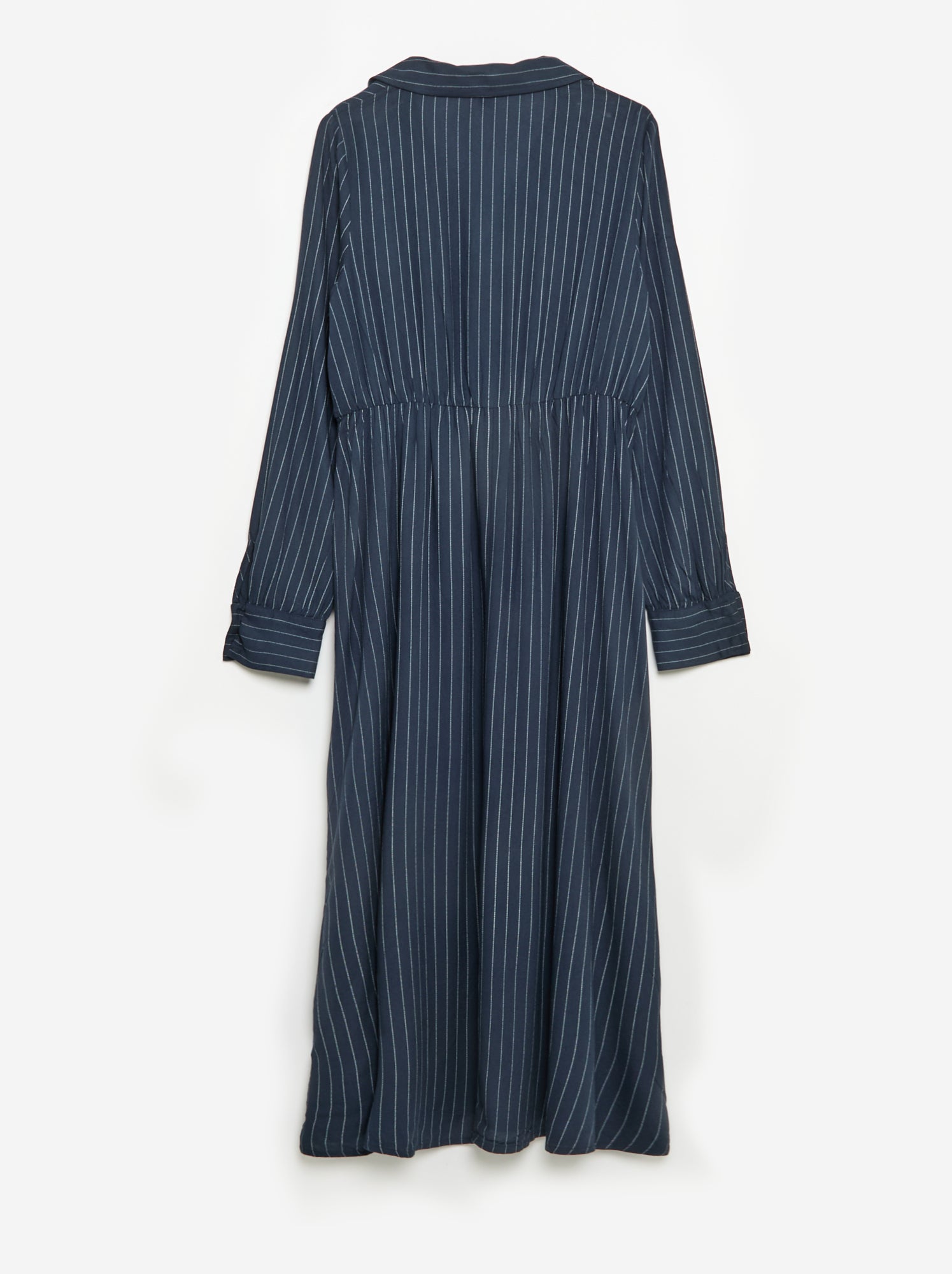 Robe chemise longue facile à enfiler - Bleu