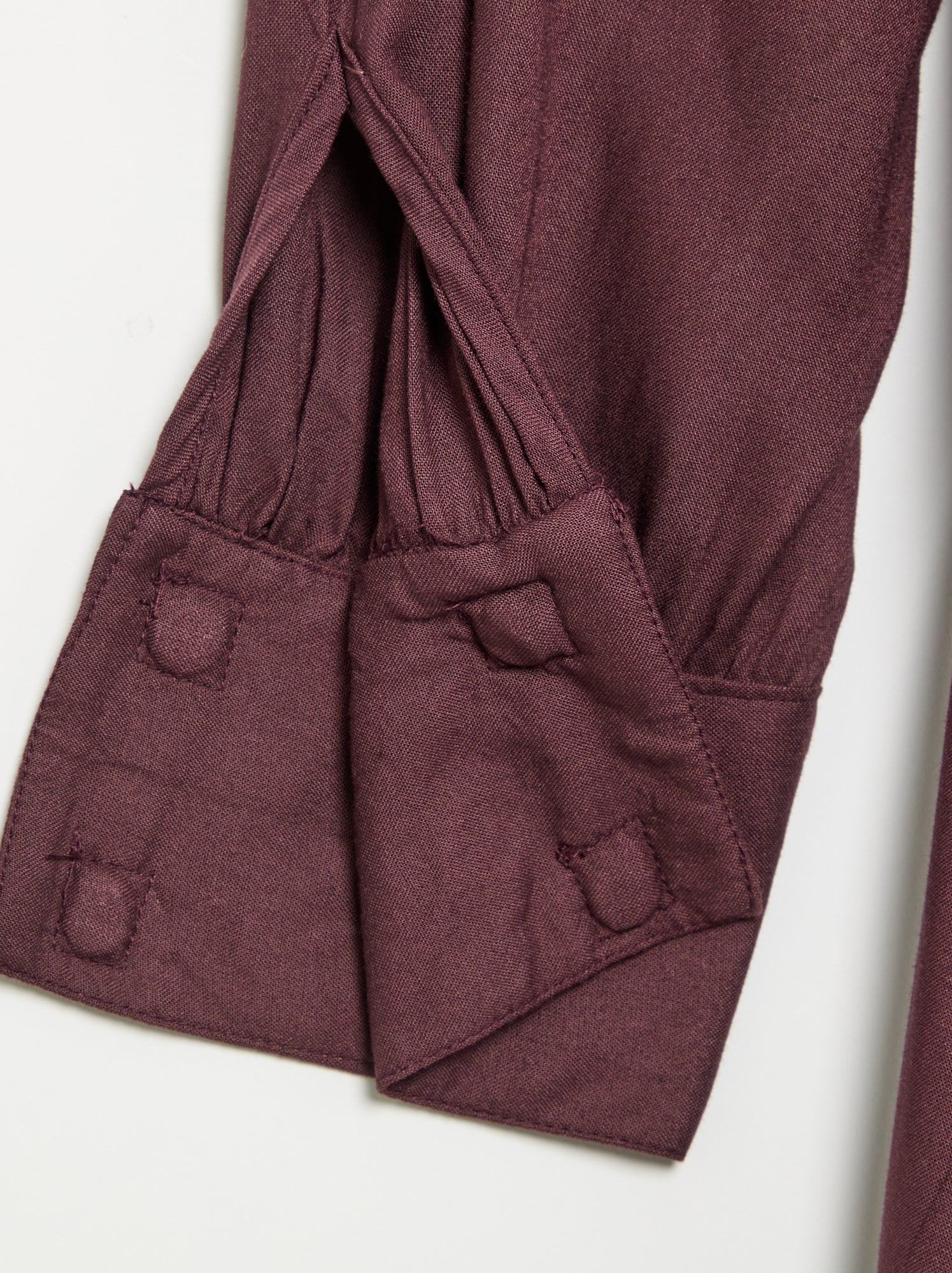 Robe chemise longue facile à enfiler - Violet
